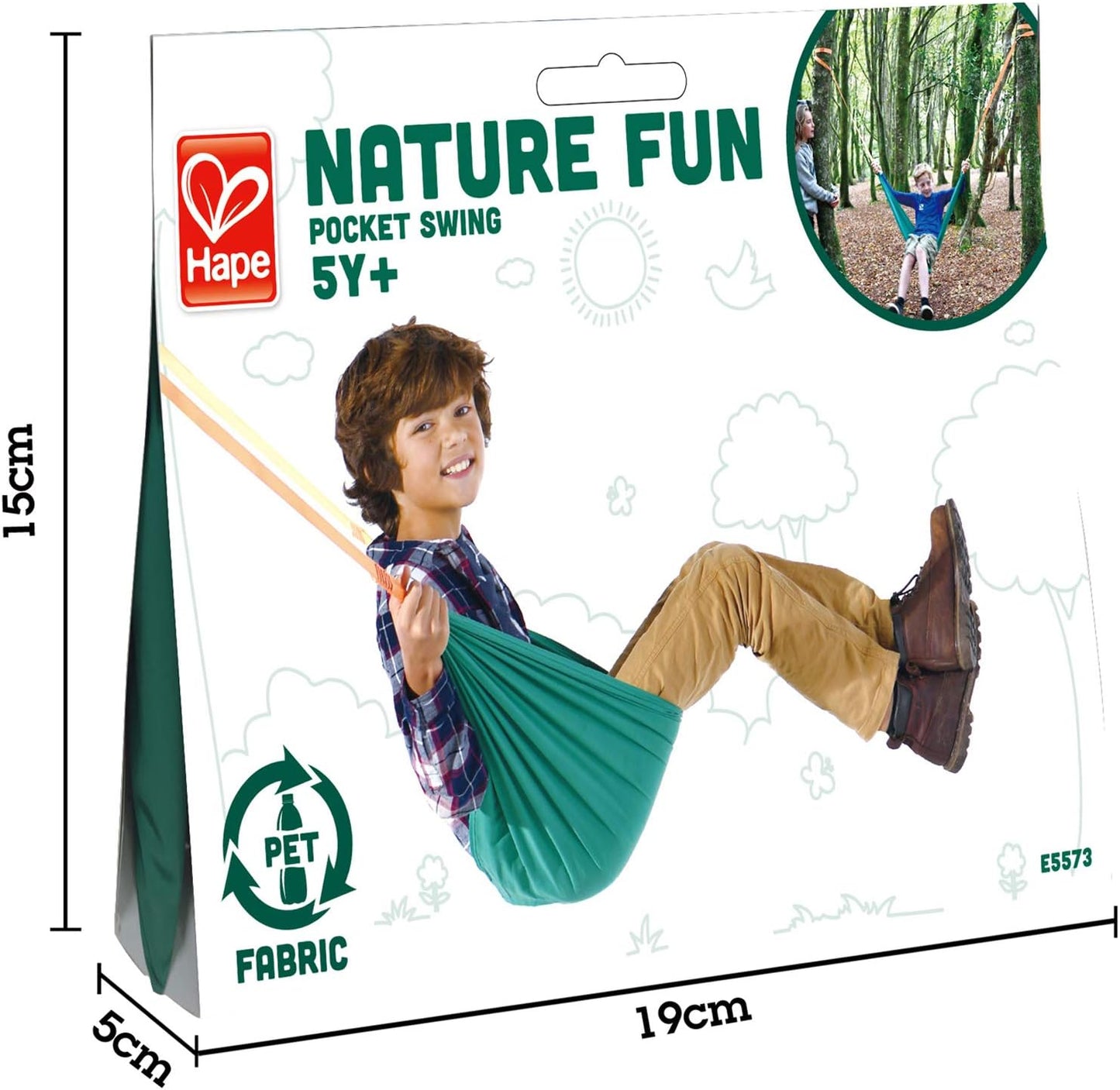 Outdoor Adventure Collection Pocket Swing Hammock, Green