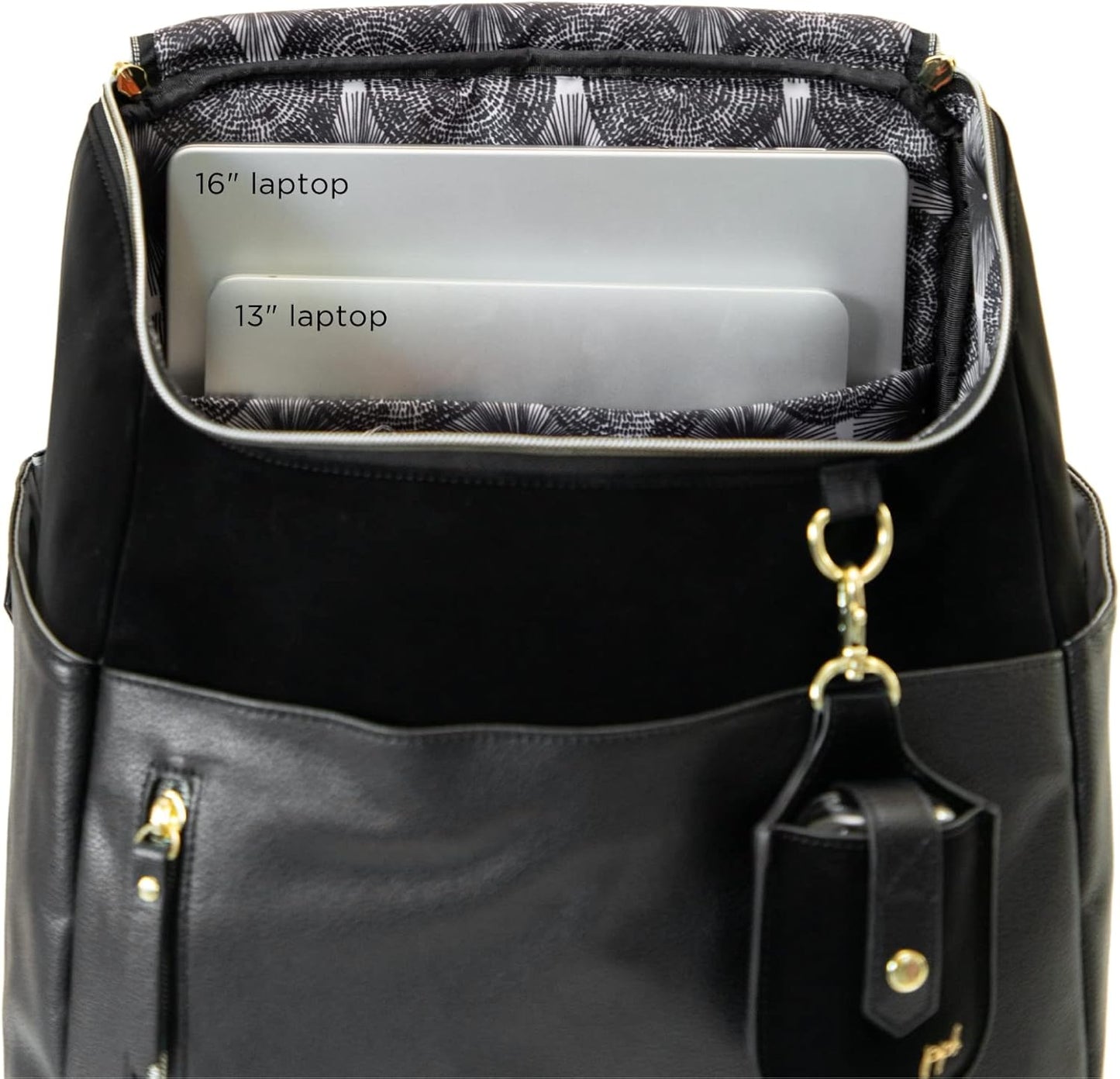 Tempo Backpack | Designed for Busy Families | Attaches to Stroller or Suitcase | Spacious Main Compartment | Twilight Black, Twilight Black, 1, Twilight Black Tempo Backpack