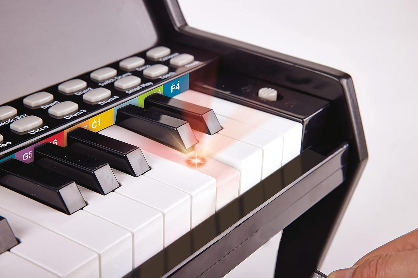 Learn with Lights Piano, Black