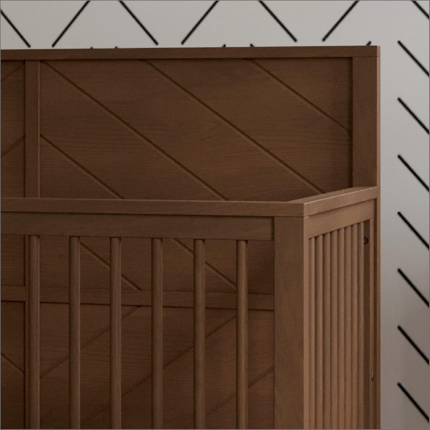 Surrey Hill 4-In-1 Convertible Crib (Toasted Chestnut)