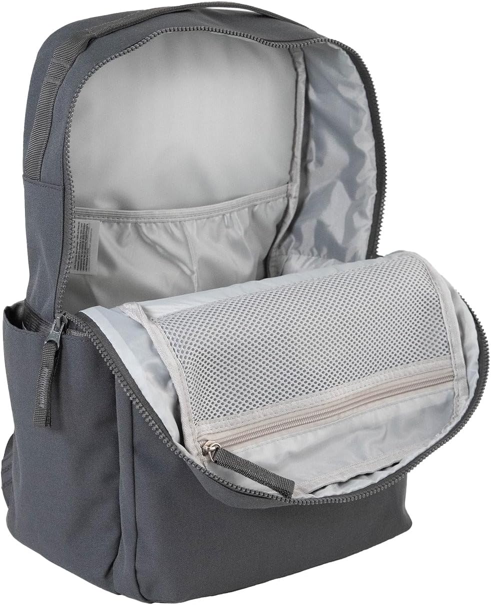 Roo Lightweight 1 LB Diaper Bag Backpack | 11 Organizational Pockets| Durable & Water-Resistant (Black)