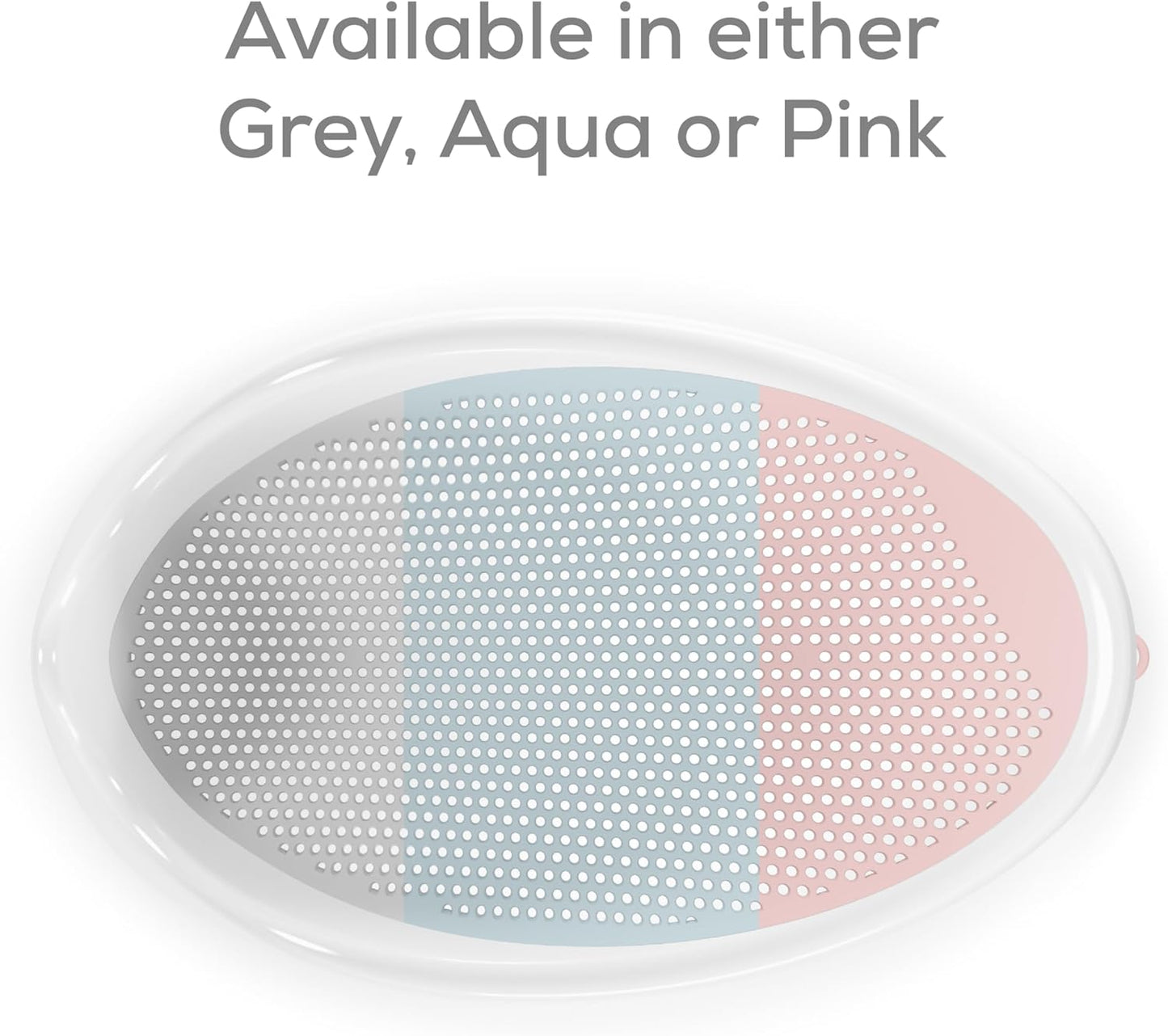 Baby Bath Support, Aqua, for Babies Less than 6 Months of Age, Made in Canada