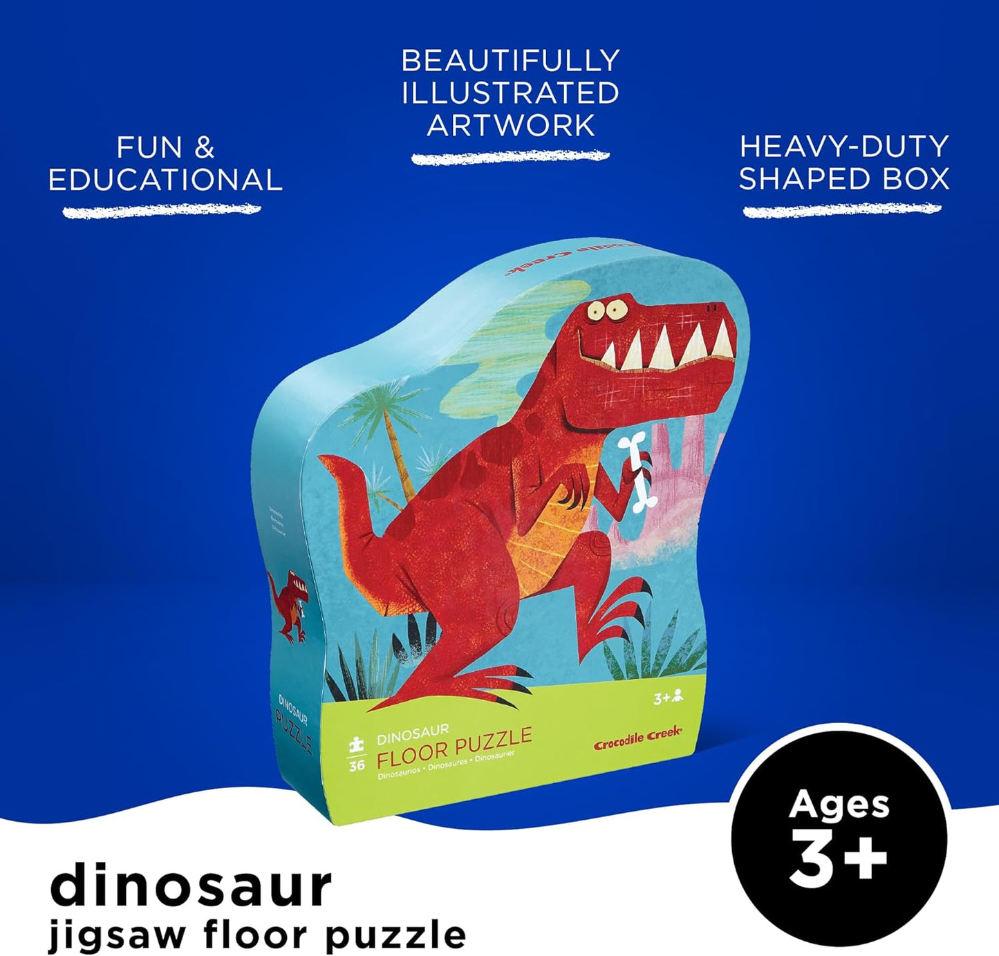 4072-9 Dinosaur Jigsaw Floor Puzzle (36 Piece)
