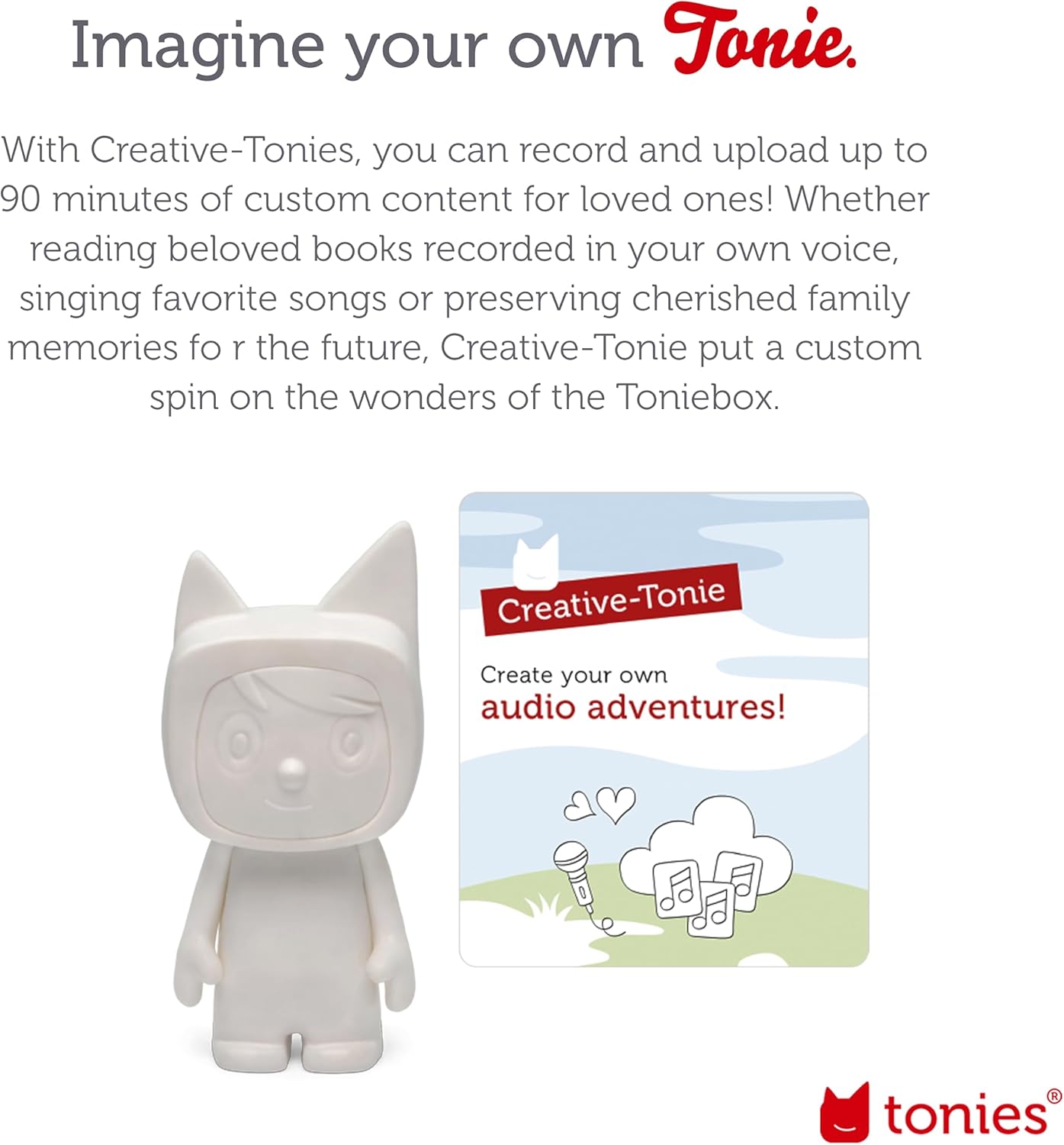 DIY Creative Audio Character -Record and Upload up to 90 Minutes of Your Own Stories and Songs