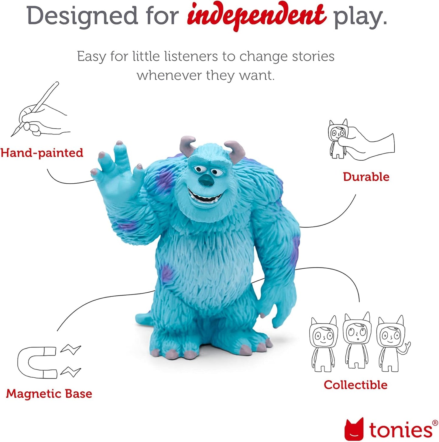 Sulley Audio Play Character from Disney'S Monsters Inc.