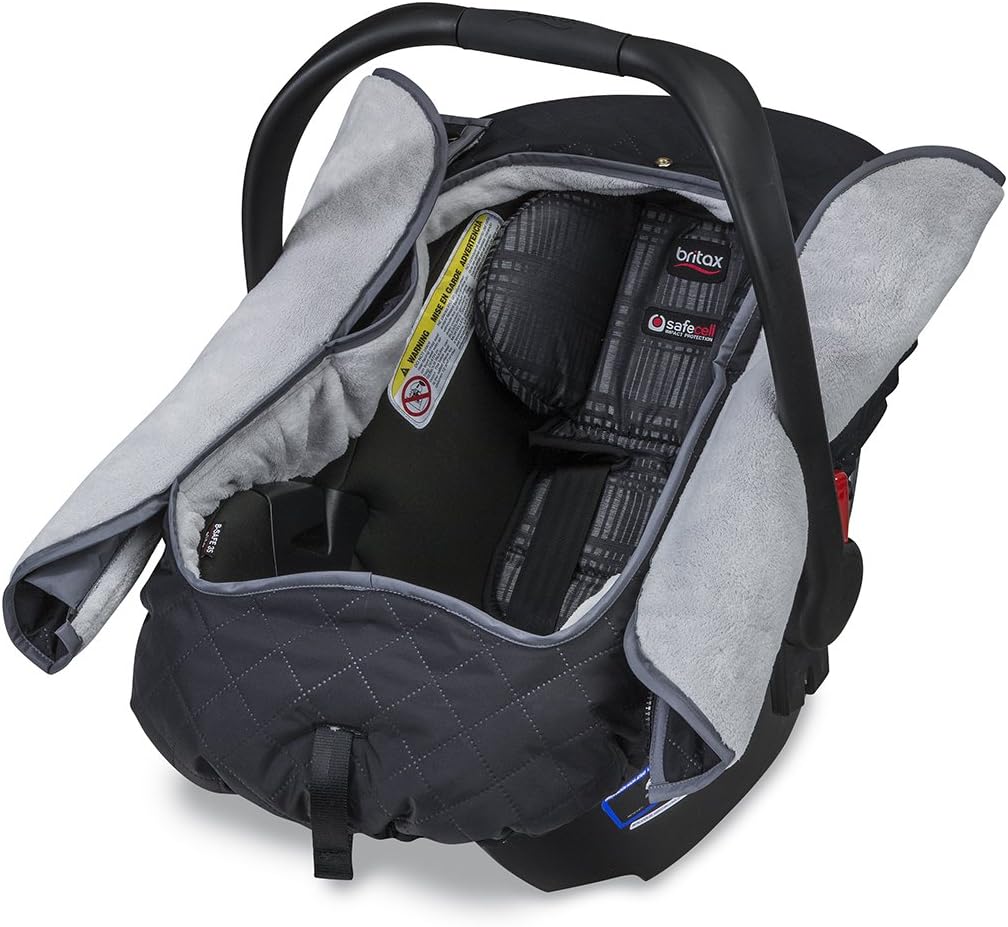 B-Warm Insulated Infant Car Seat Cover, Polar Mist