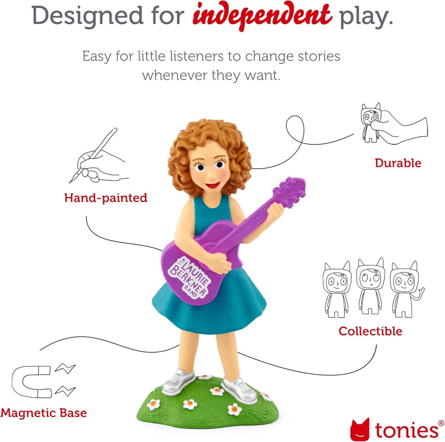 Laurie Berkner 2 Audio Toy Figurine