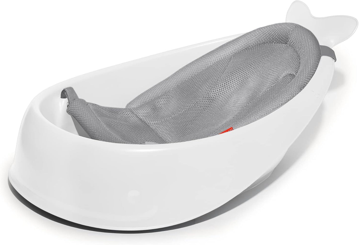 Baby Bath Tub, 3-Stage Smart Sling Tub, Moby, White