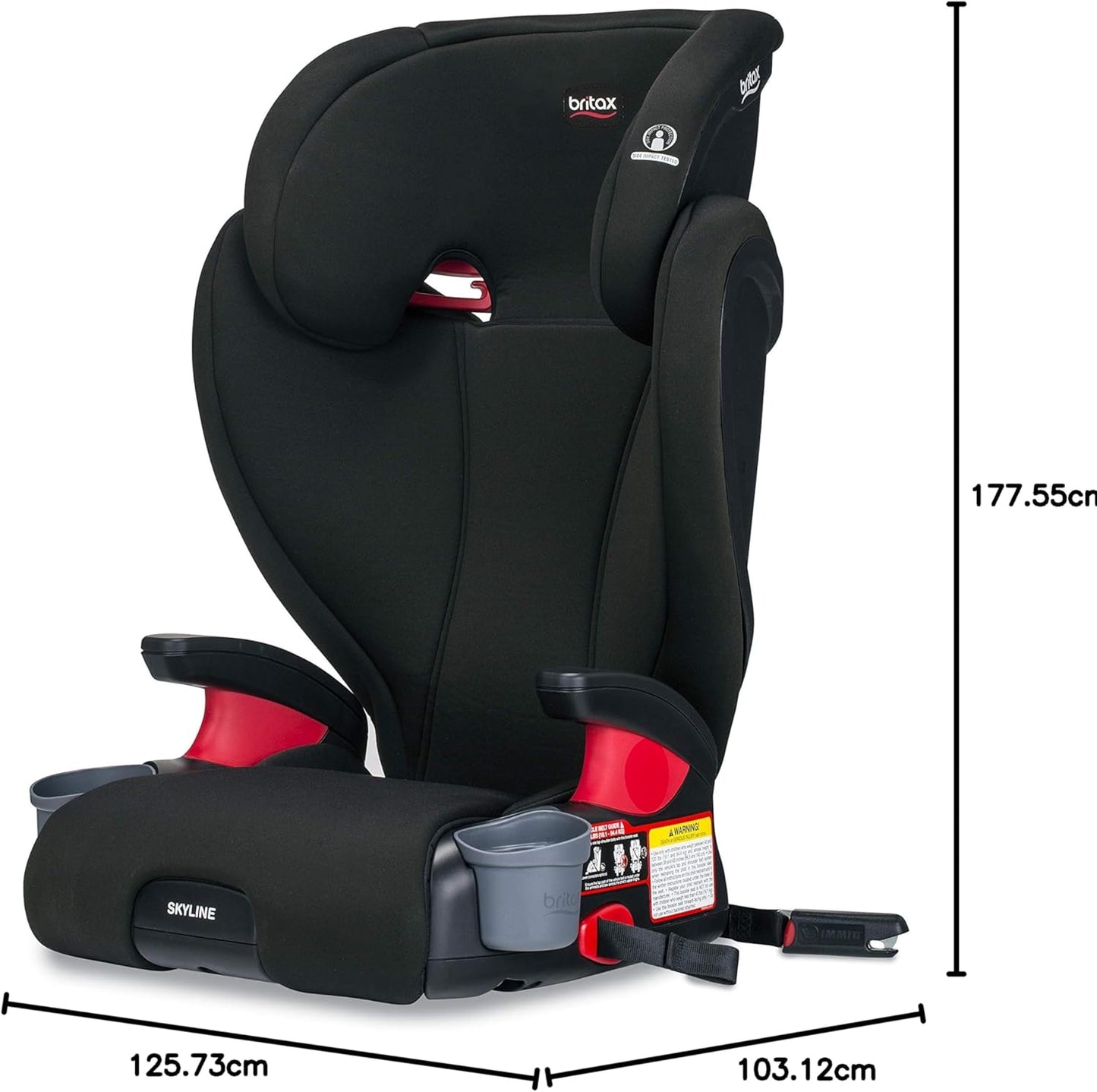 Skyline 2-Stage Belt-Positioning Booster Car Seat, Dusk