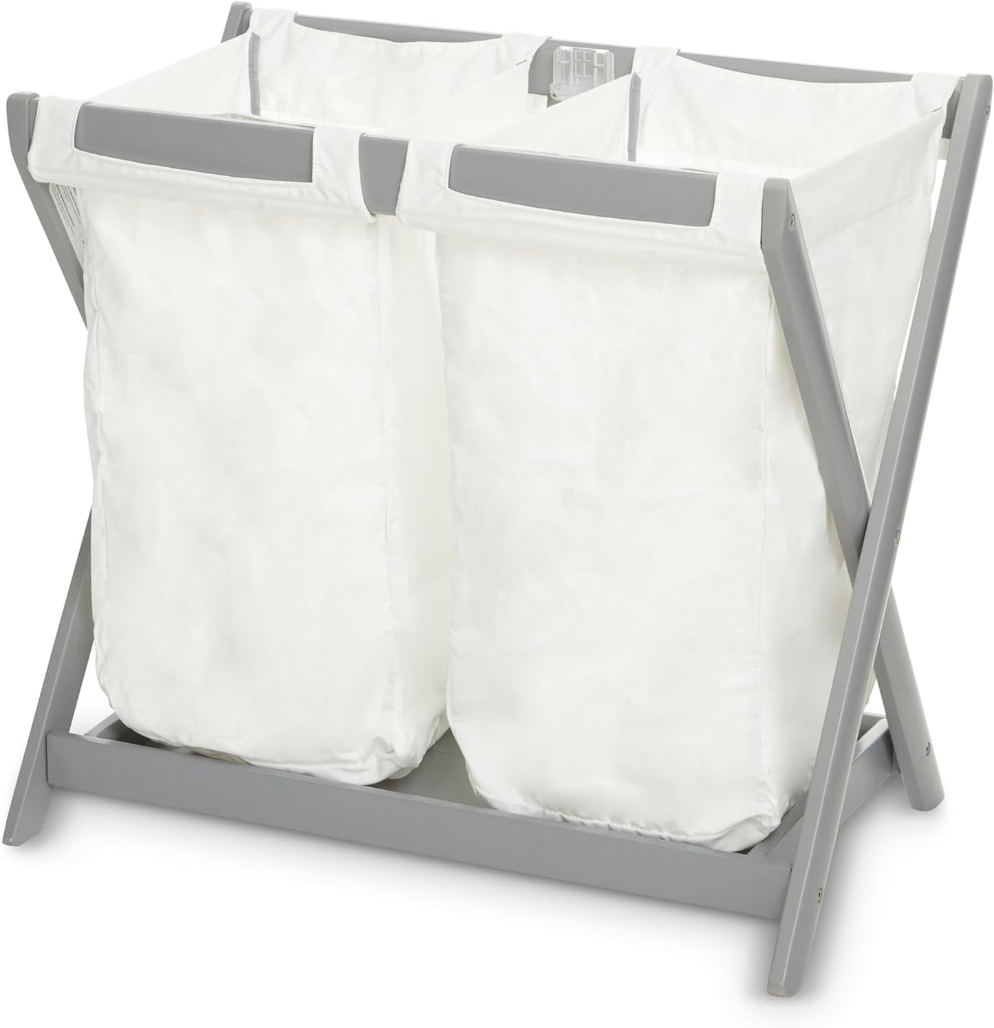 Bassinet Stand Hamper Insert Compatible with Uppababy Bassinet Stands, 2 Pack, Dual Compartment and Carry Handles (Bassinet Stand Is Not Included)