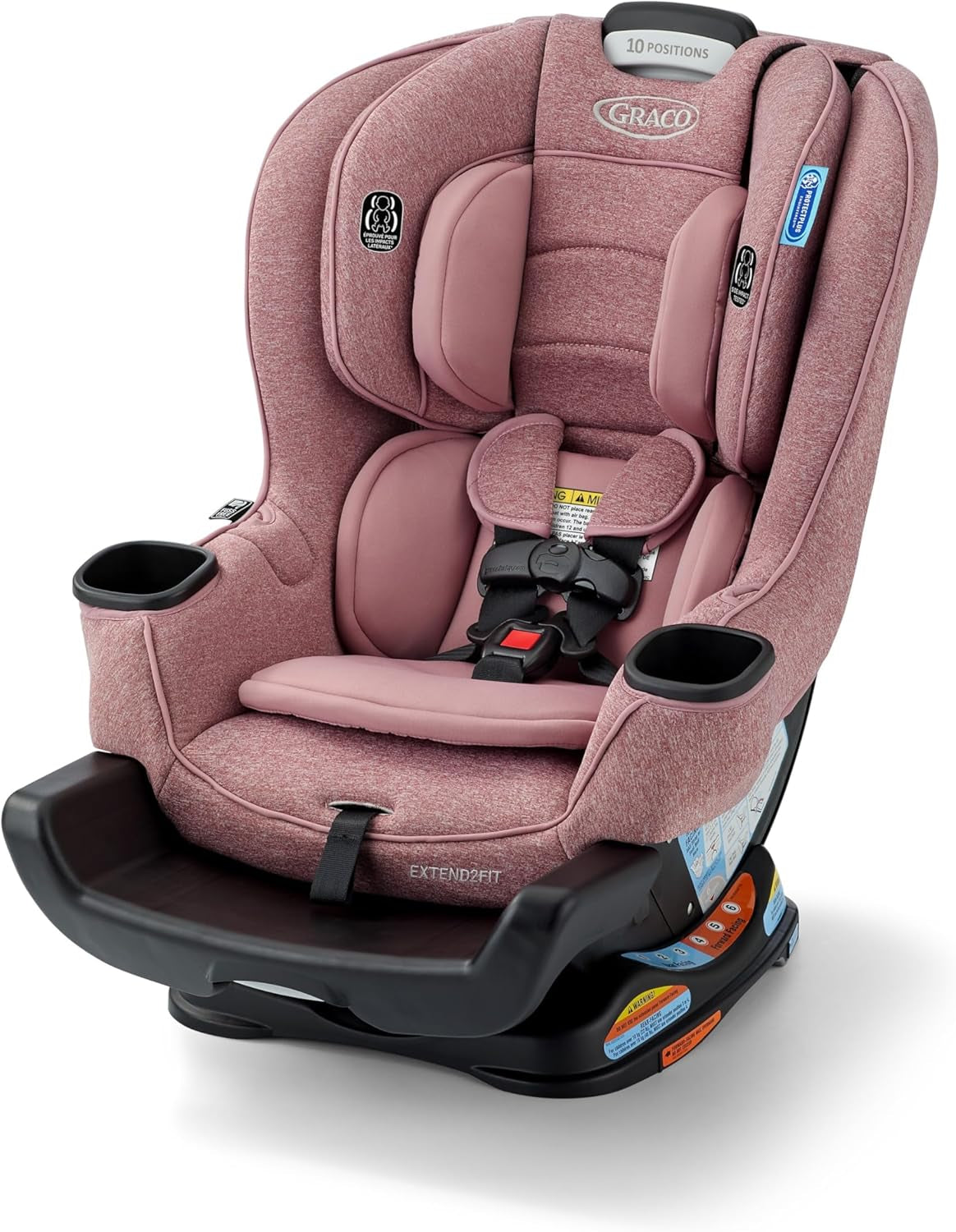 Extend2Fit Convertible Car Seat, 2-In-1 Forward & Rear-Facing Baby Car Seat, 1.8-30 Kg (4-65 Lb), Talia