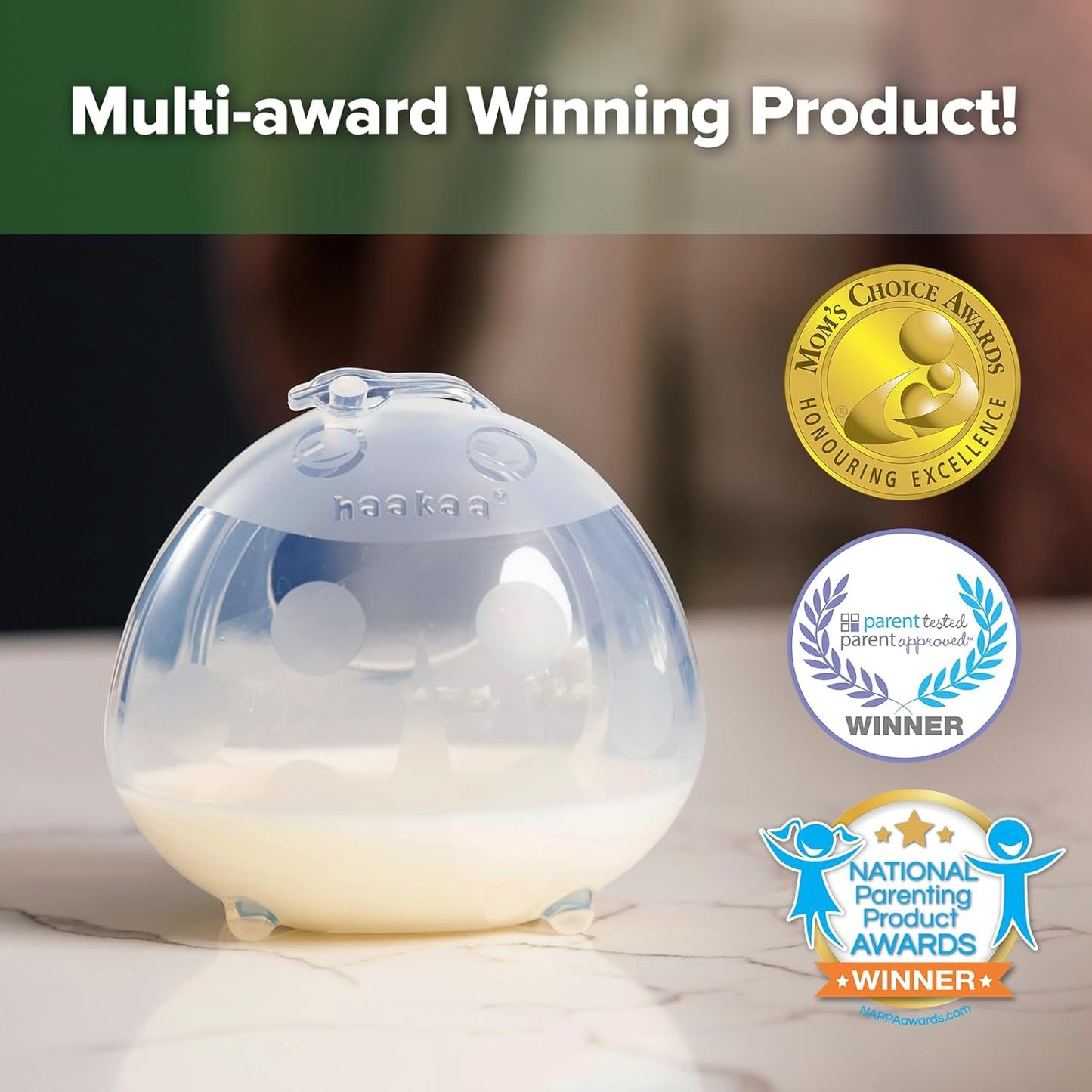 Breast Shells Nursing Cup Silicone Breast Milk Collector Milk Savers for Breastfeeding Nipple Shells Protect Sore Nipples Extra-Soft and Reusable - 2.5Oz, 1 Pc