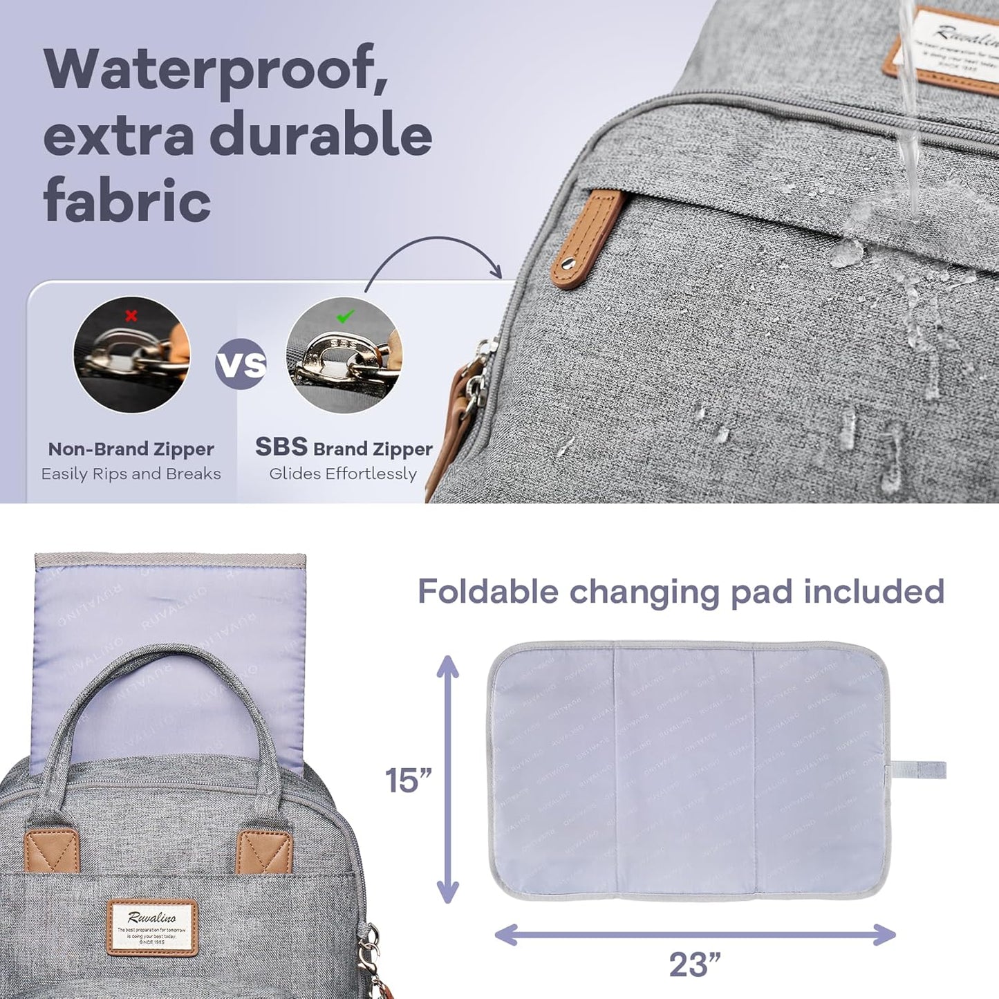 Diaper Bag Backpack Large Multifunction Travel Back Pack Maternity Baby Nappy Changing Bags