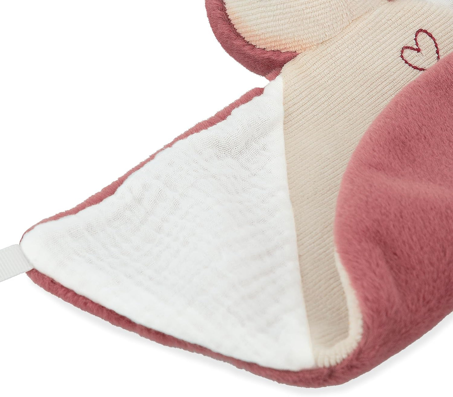 - Doudou - Penguin Pink Comforter - Soft Polyester and Micro-Velvet Baby Blankie in a Pretty Gift Box - Multi-Material with Ultra Fluffy Stomach - Early Development Toy - from Birth - K212007