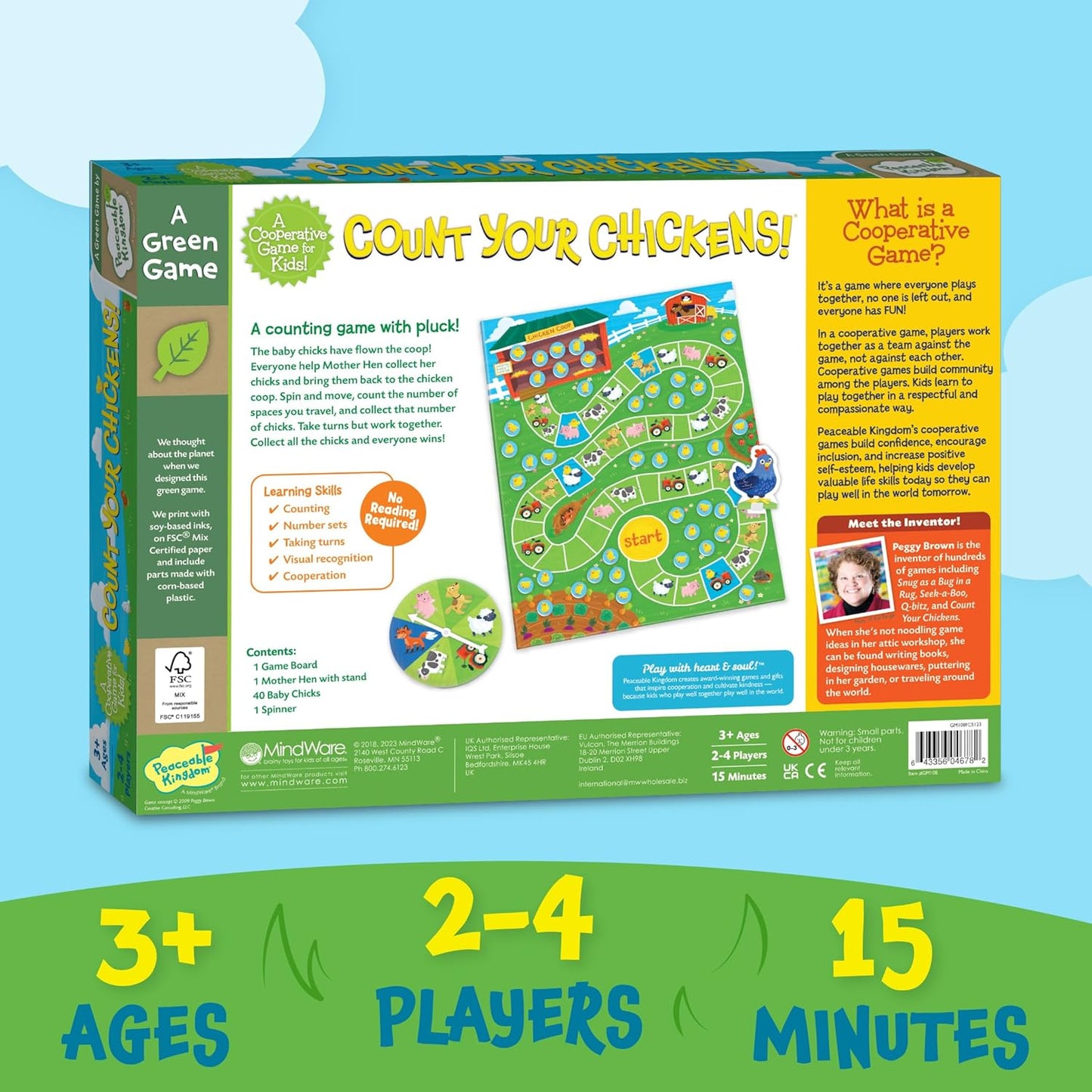 / Count Your Chickens Award Winning Cooperative Game for Kids