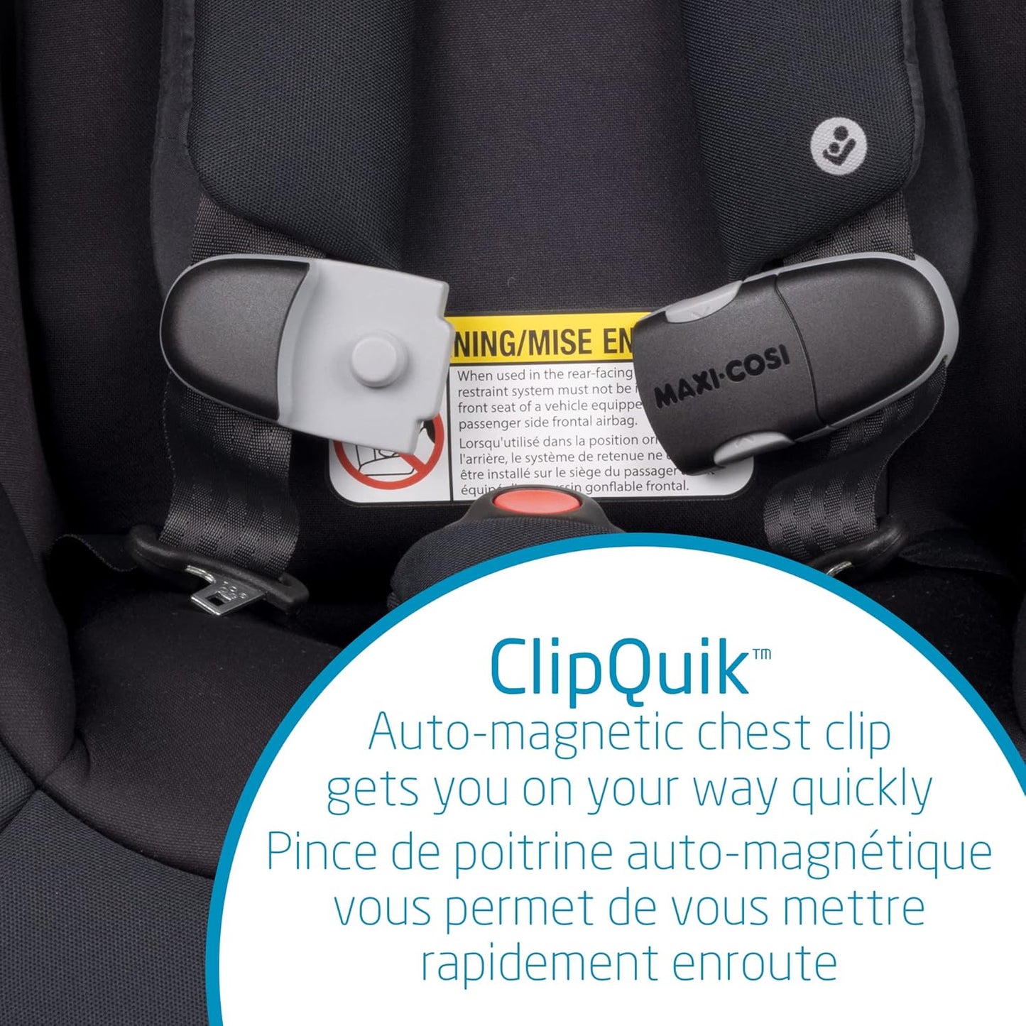 Pria All-In-One Car Seat, 3In1, Convertible from Infant to Toddler, Rear and Forward Facing, Booster Mode, Washable Seat Cover, Authentic Black