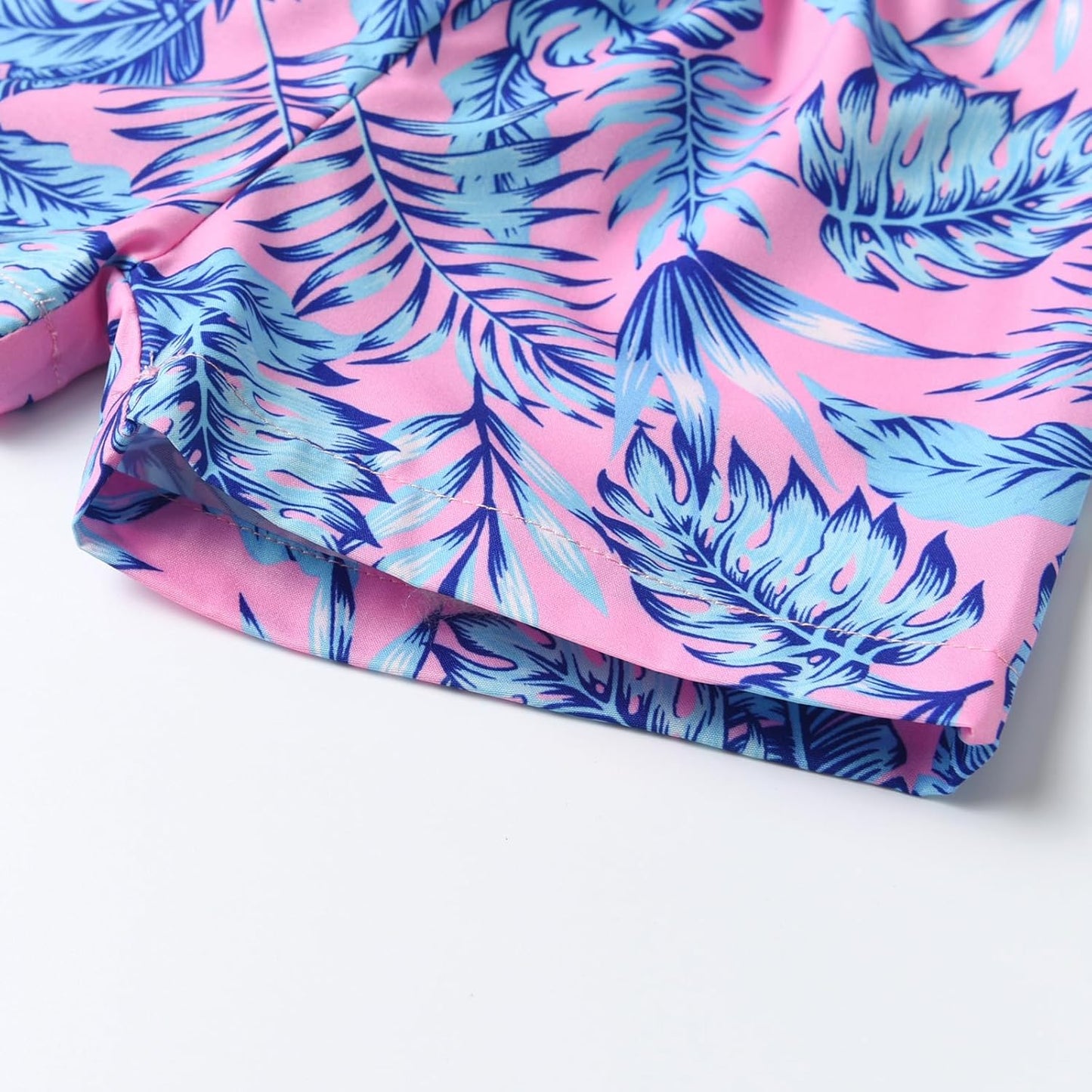 Infant Toddler Baby Boy Summer T-Shirt Clothes Pullover Short Sleeve Leaves Print Tops Shorts 2Pcs Outfits Set