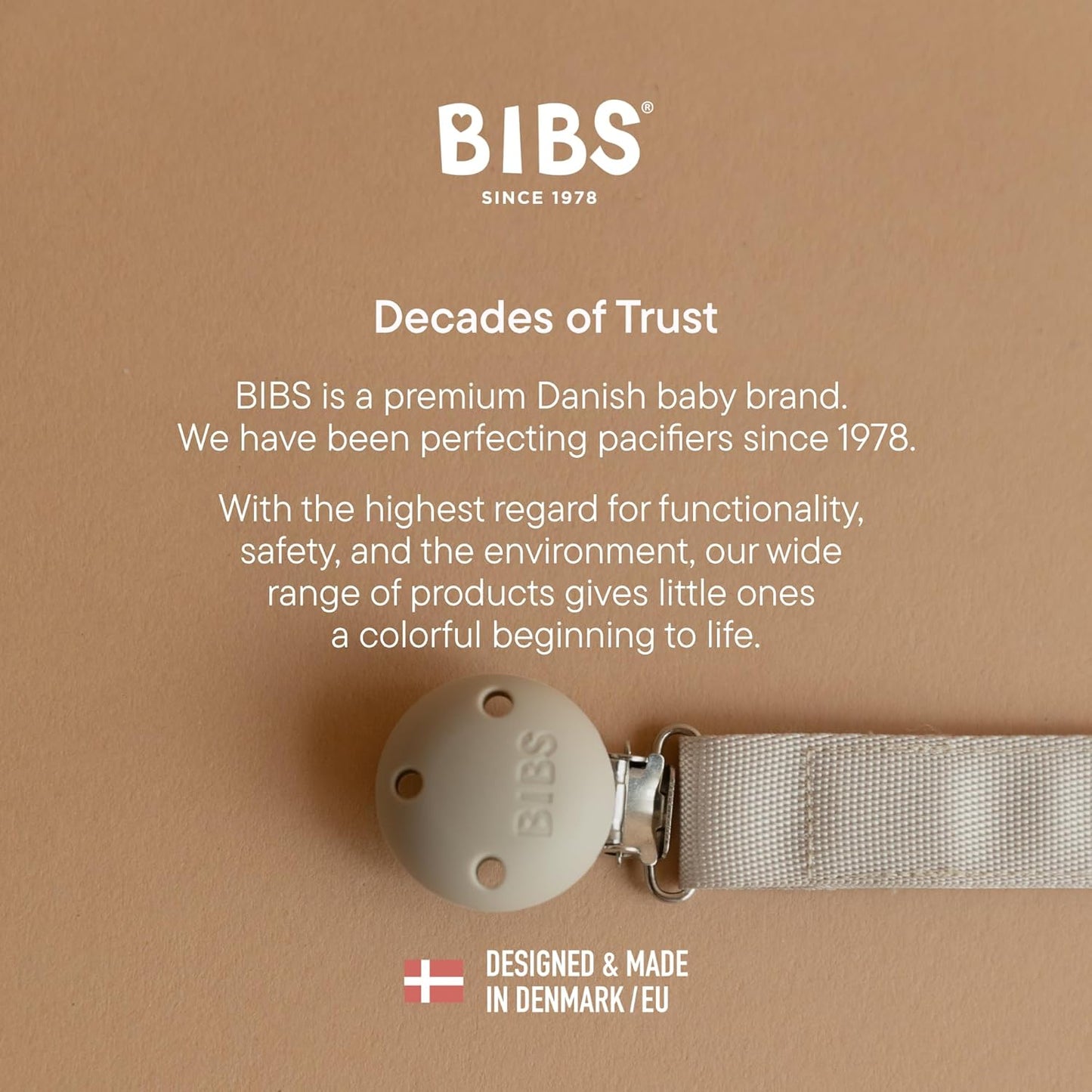 Dummy Clip Tape - Secure Your Baby'S Dummy with a Durable Polyester Ribbon and a Nickel-Free Metal Clip - Compatible with All Dummies