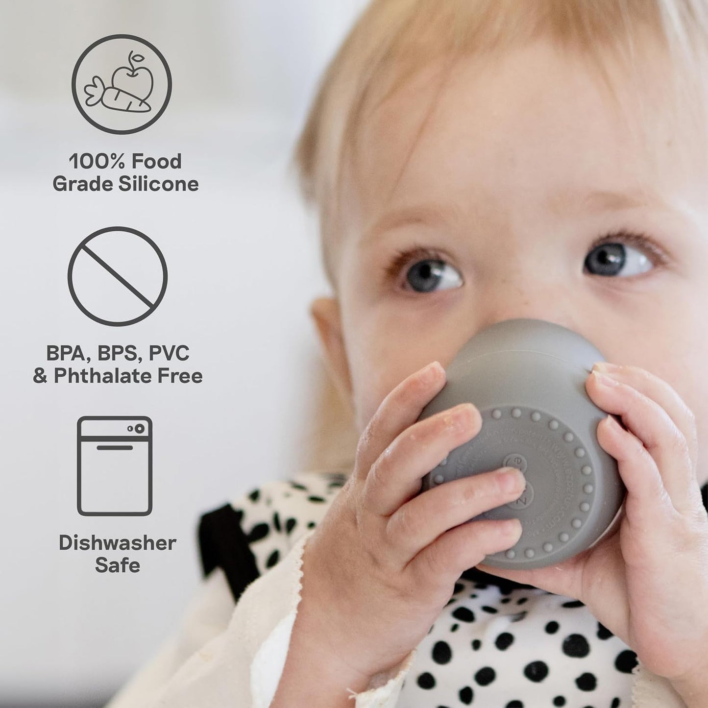 Tiny Cup (Blush) - 100% Silicone Training Cup for Infants - Designed by a Pediatric Feeding Specialist - 4 Months+