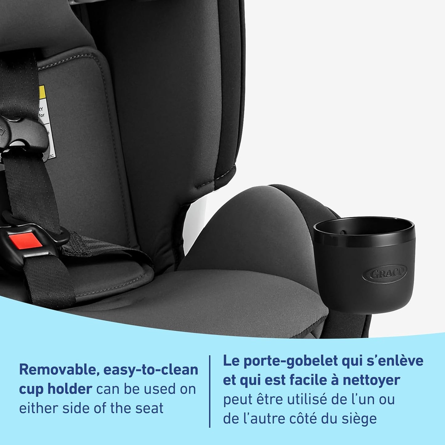 Slimfit3 LX 3-In-1 Car Seat Ft. Anti-Rebound Bar, Baby to Big Kid Car Seat, 2.2-45 Kg (4-100 Lb), Gotham