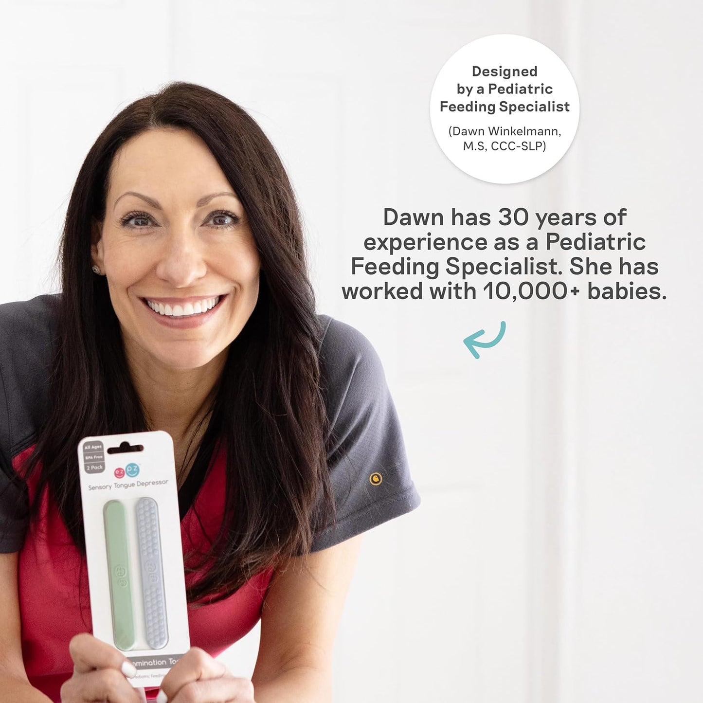 Tiny Pops (Pewter) - Popsicle Mold Set with Wands for Infants 4 Months + - Two Pack - Baby Essentials