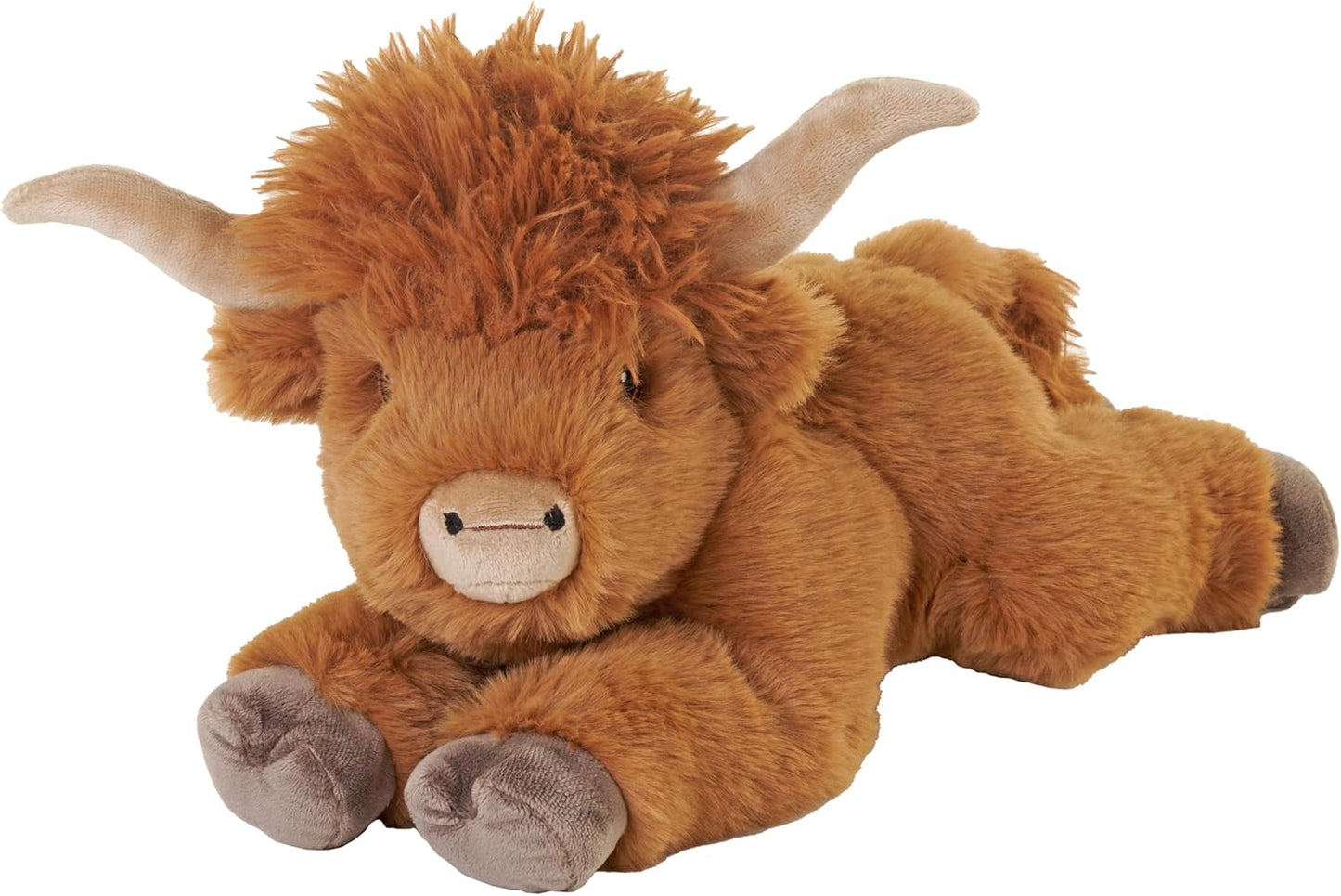 Ecokins Highland Cow, Stuffed Animal, 12 Inches, Plush Toy, Fill Is Spun Recycled Water Bottles, Eco Friendly