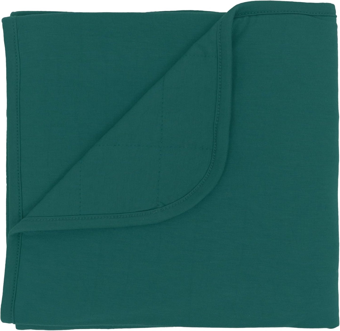 Baby Blanket in Emerald 97% Rayon Made from Bamboo, 3% Spandex