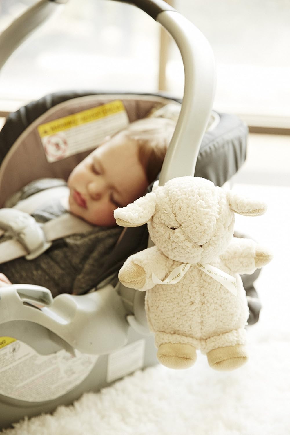 Sleep Sheep on the Go Portable Plush Sound Machine, Natural