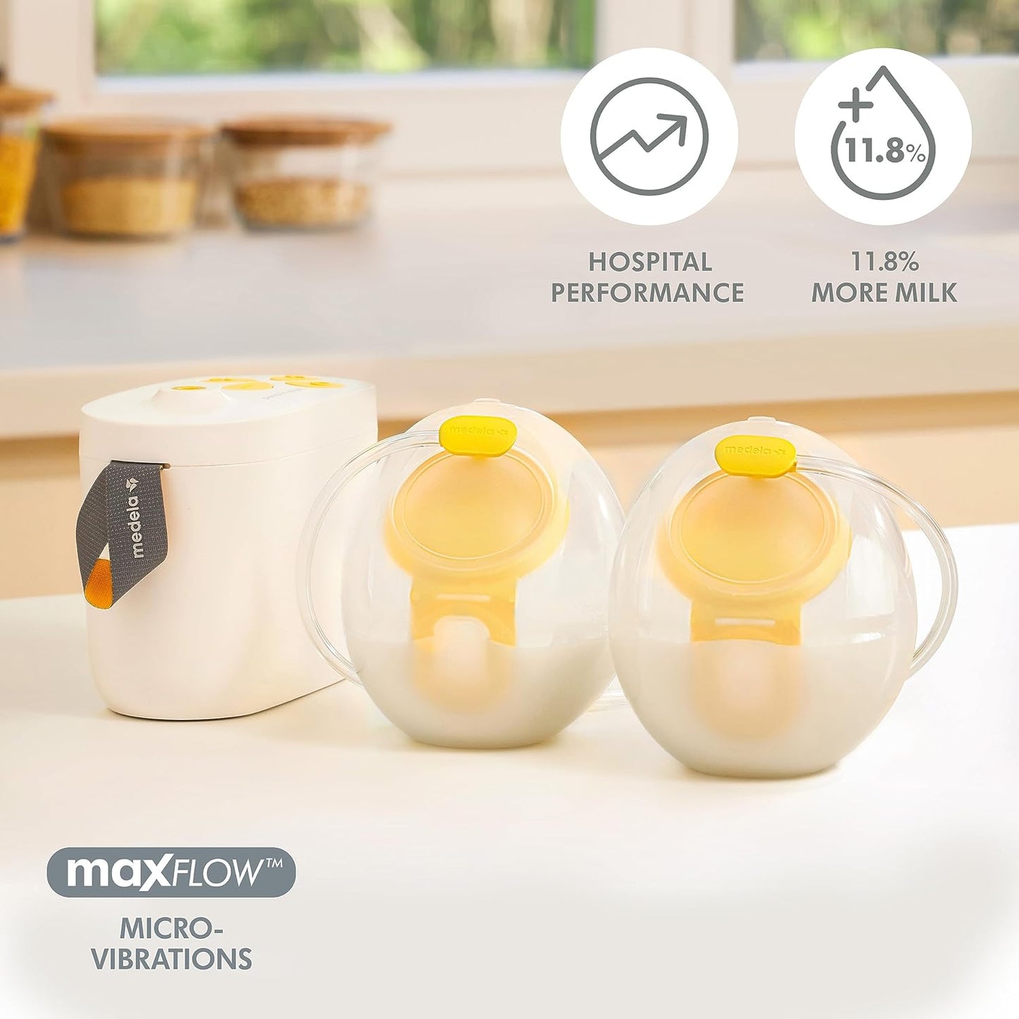 Pump in Style Plug-In Breast Pump, Wearable In-Bra Collection Cups, Easy to Clean & Breastfeeding Gift Set, Complete Breast Milk Storage System; Bottles, Nipples, Travel Caps