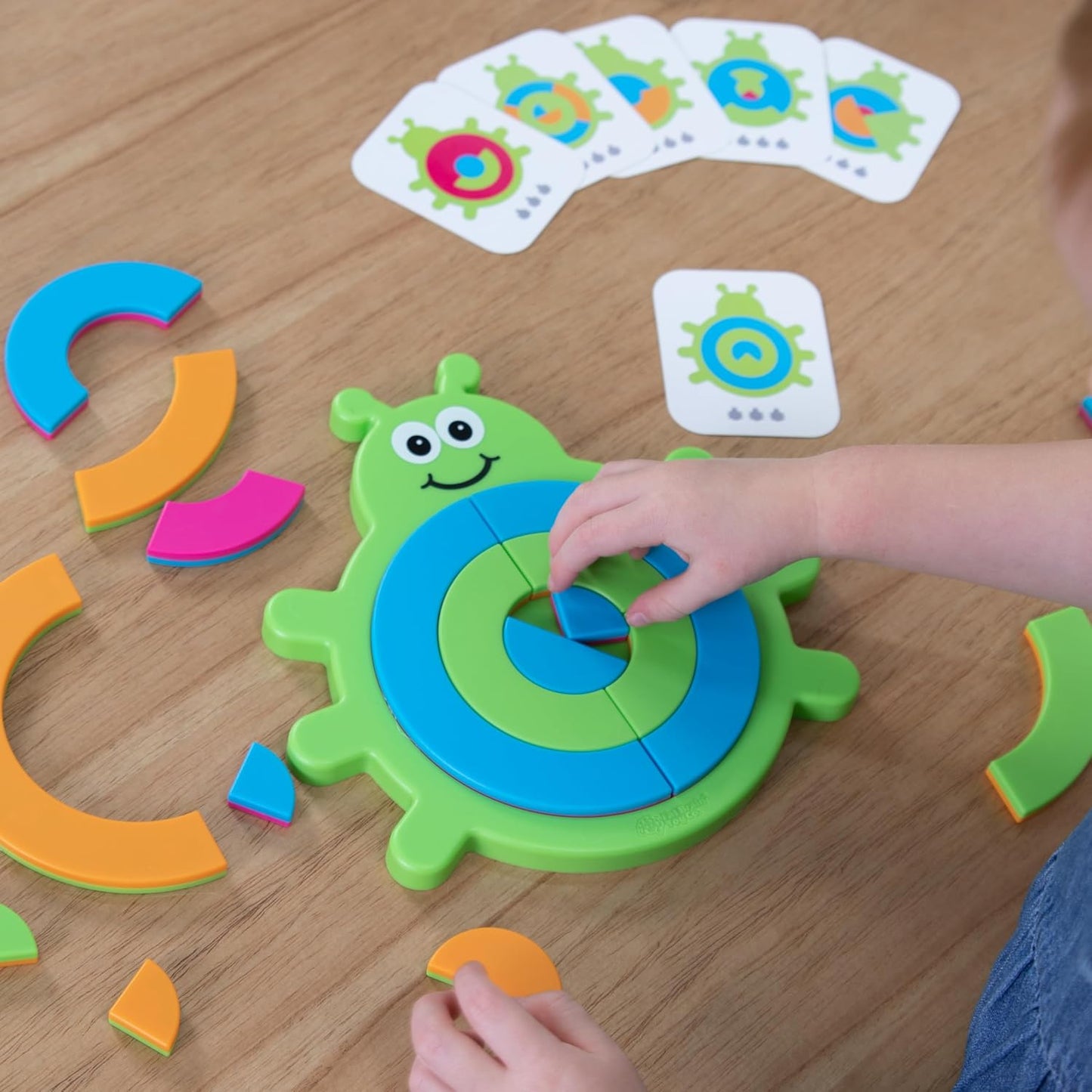 Bugzzle Brainteasers - a Match the Picture Fraction Learning Puzzle Bug! for Ages 3 to 4