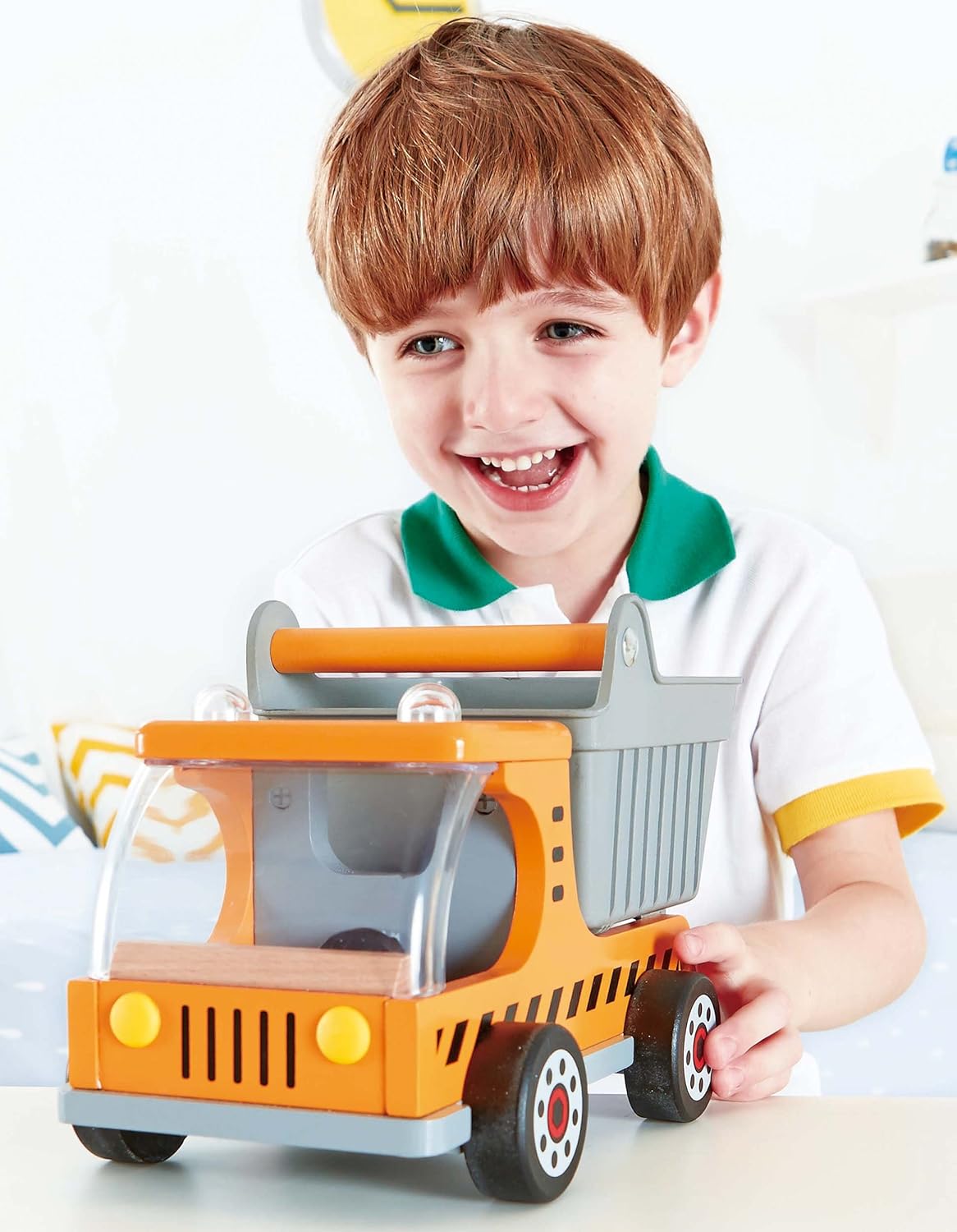Dump Truck Kid'S Wooden Construction Toys Vehicle