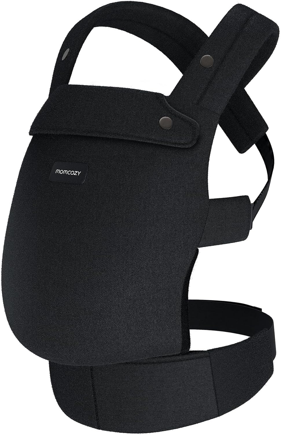 Baby Carrier Newborn to Toddler - Ergonomic, Cozy and Lightweight Infant Carrier for 7-44Lbs, Effortless to Put On, Ideal for Hands-Free Parenting, Enhanced Lumbar Support, Black