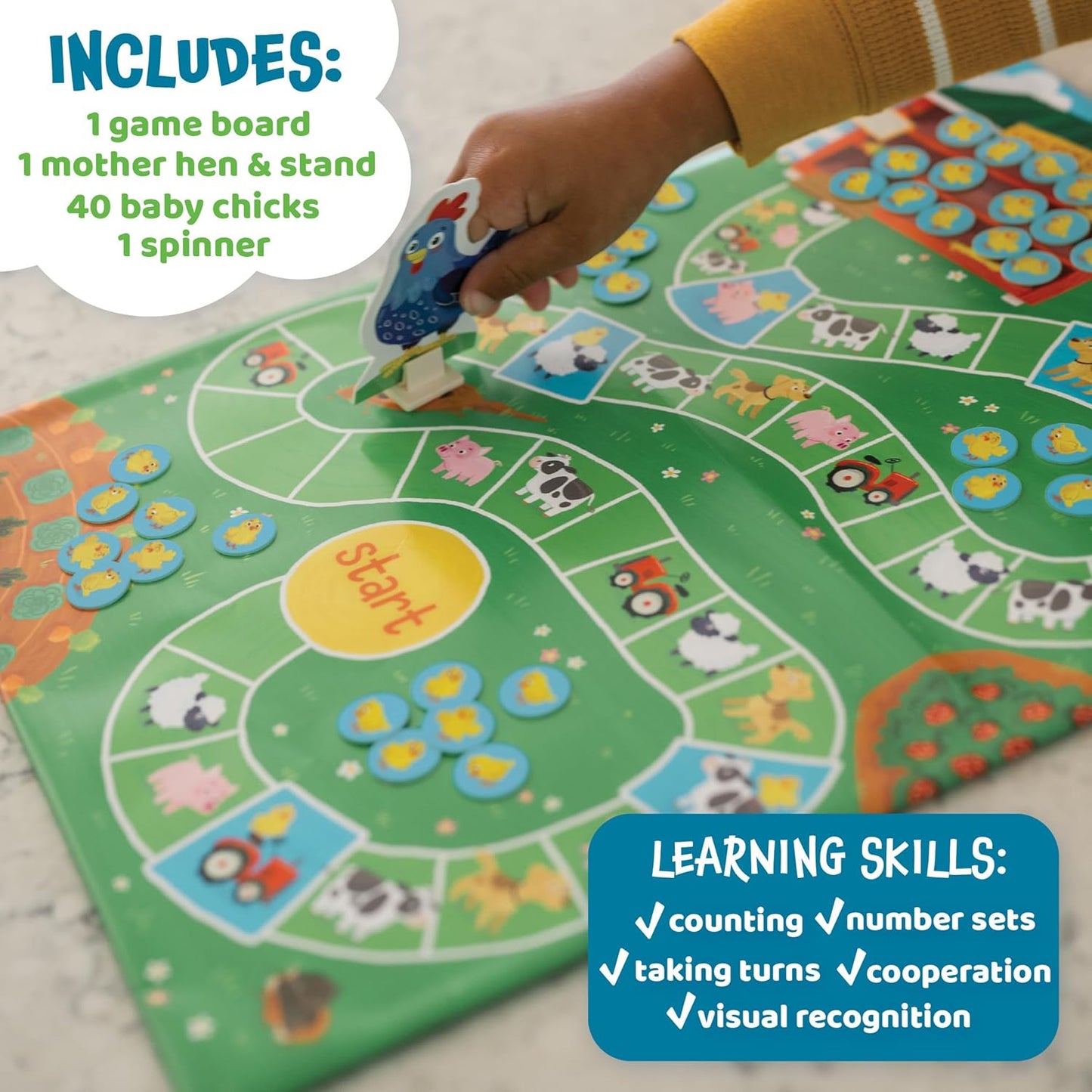/ Count Your Chickens Award Winning Cooperative Game for Kids