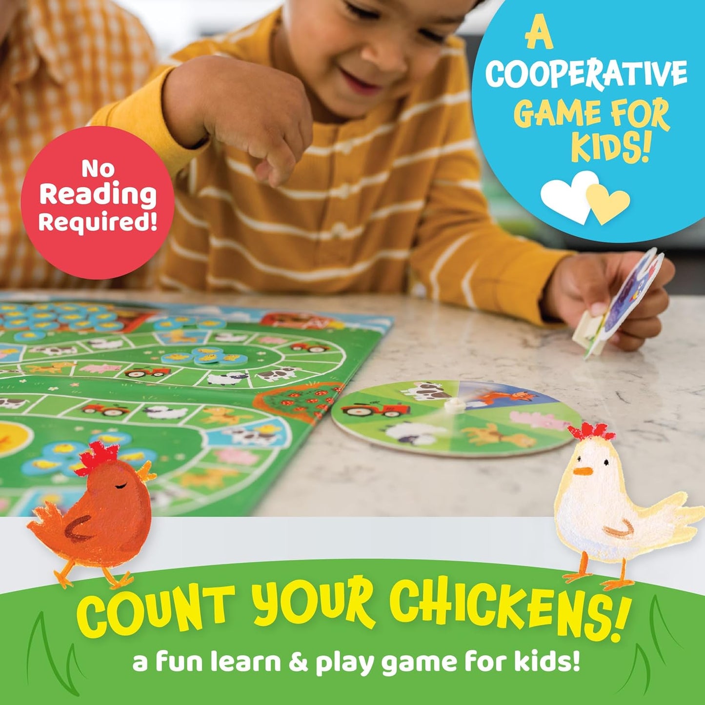 / Count Your Chickens Award Winning Cooperative Game for Kids