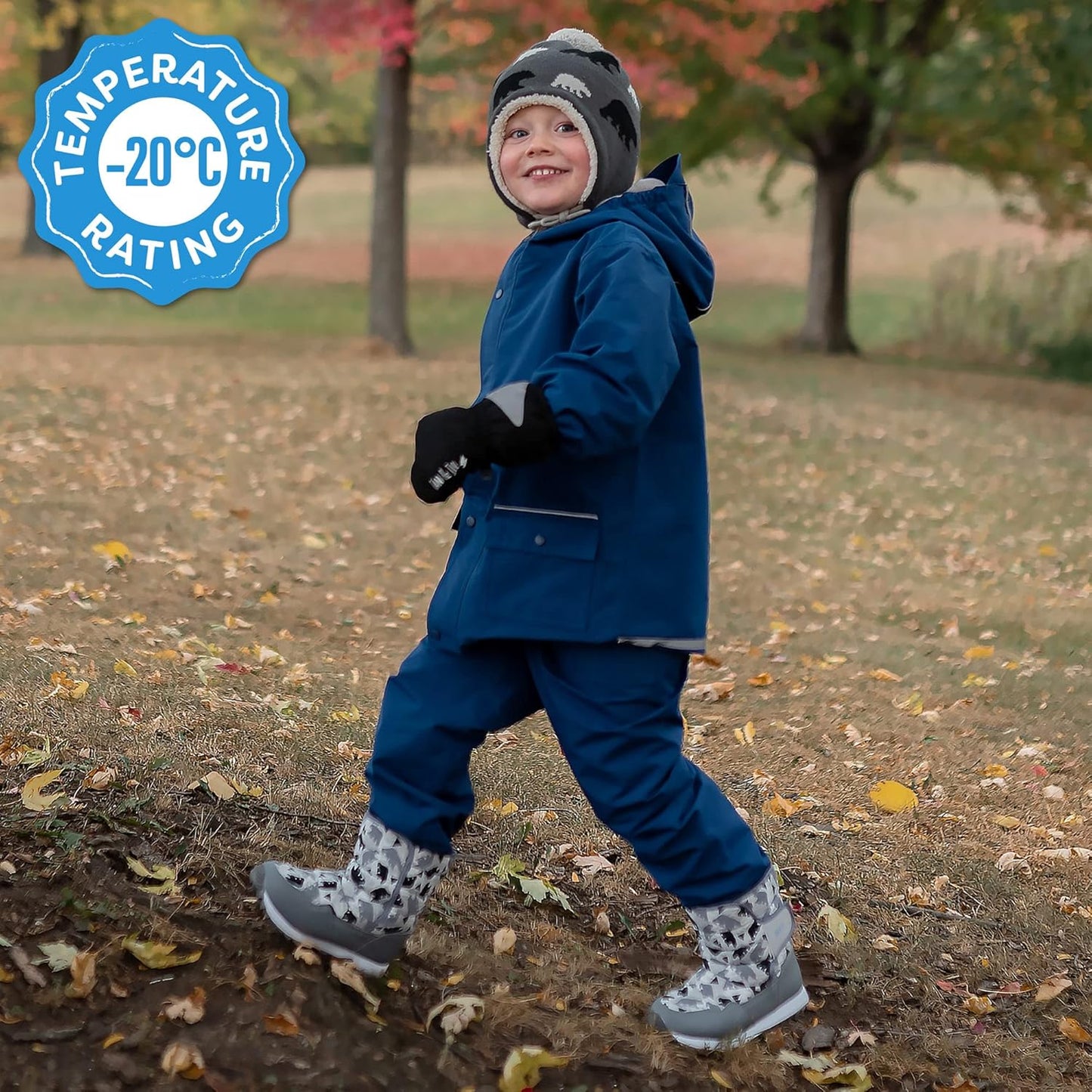 Toasty-Dry Puffy Winter Boots for Toddlers and Kids