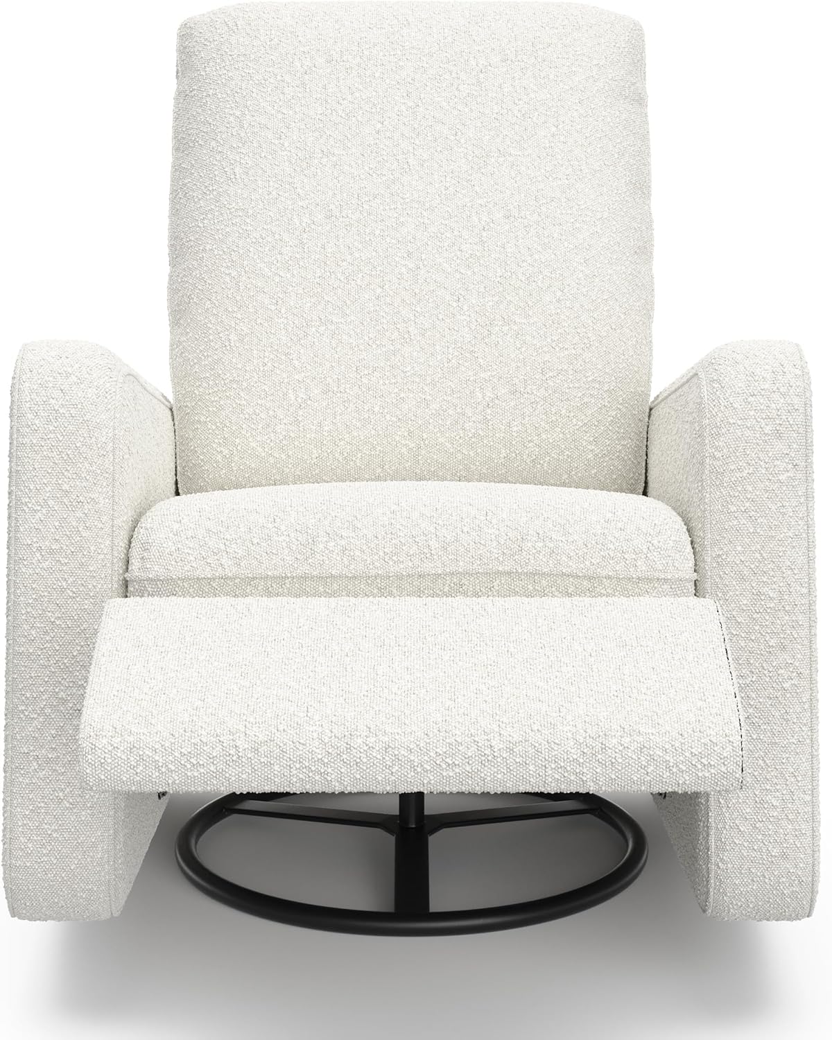 Teddi Power Recliner Swivel Glider (Ivory Boucle) – GREENGUARD Gold Certified, Certipur-Us Certified Foam, Electronic Power Recline, USB-A & USB-C Charger, Premium Cushioning & Comfort