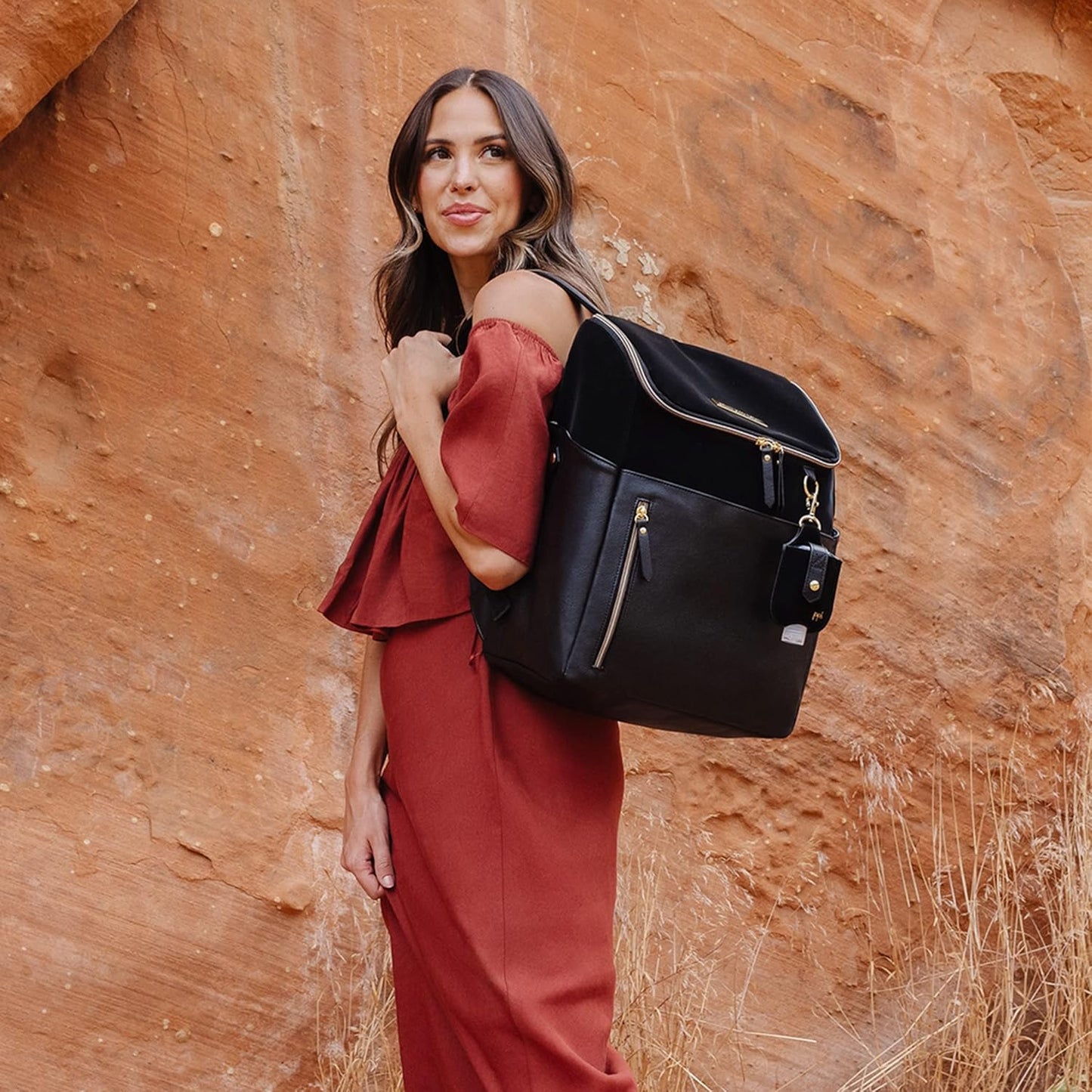 Tempo Backpack | Designed for Busy Families | Attaches to Stroller or Suitcase | Spacious Main Compartment | Twilight Black, Twilight Black, 1, Twilight Black Tempo Backpack