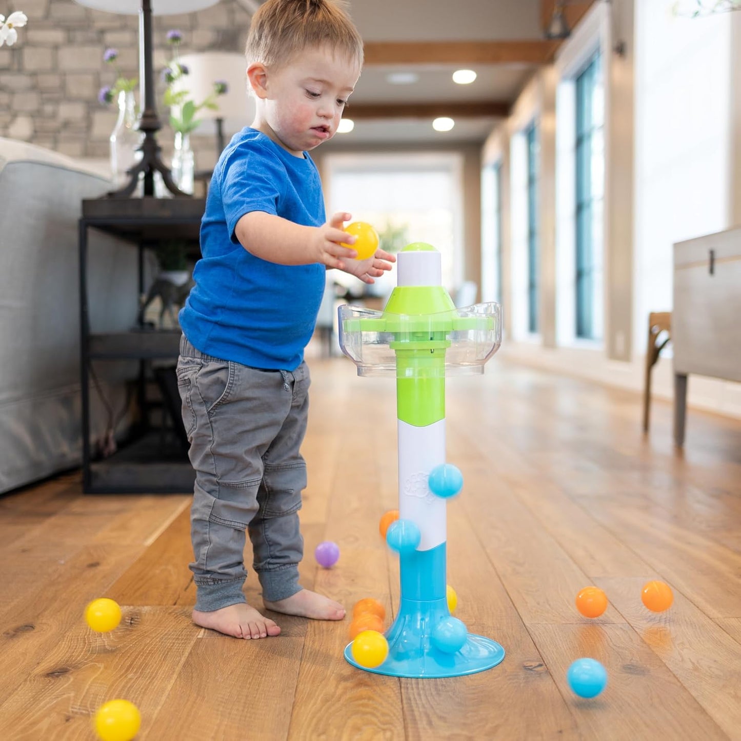 Spill Again Indoor Play Ball - No Batteries Required - for Ages 2 and Up