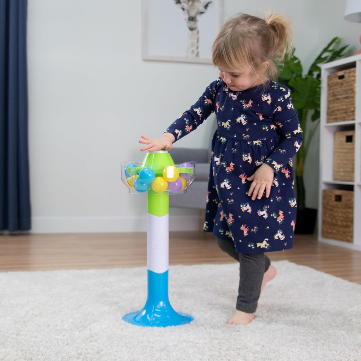 Spill Again Indoor Play Ball - No Batteries Required - for Ages 2 and Up