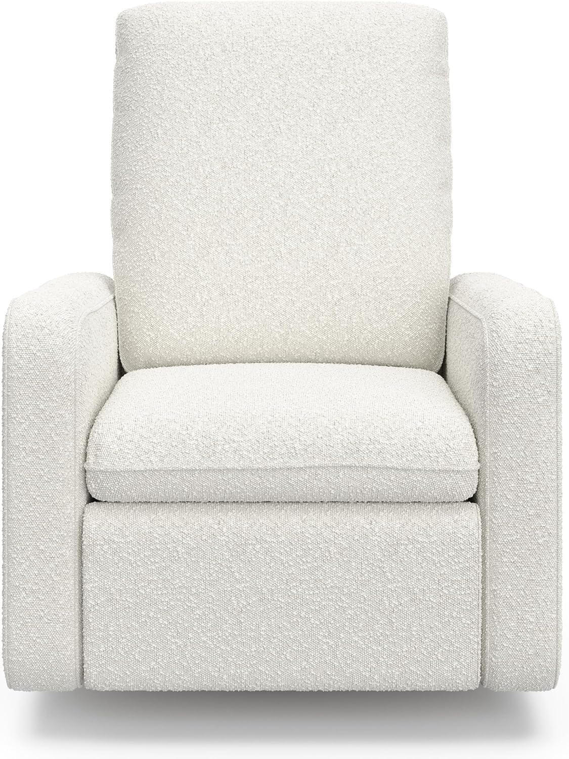Teddi Power Recliner Swivel Glider (Ivory Boucle) – GREENGUARD Gold Certified, Certipur-Us Certified Foam, Electronic Power Recline, USB-A & USB-C Charger, Premium Cushioning & Comfort