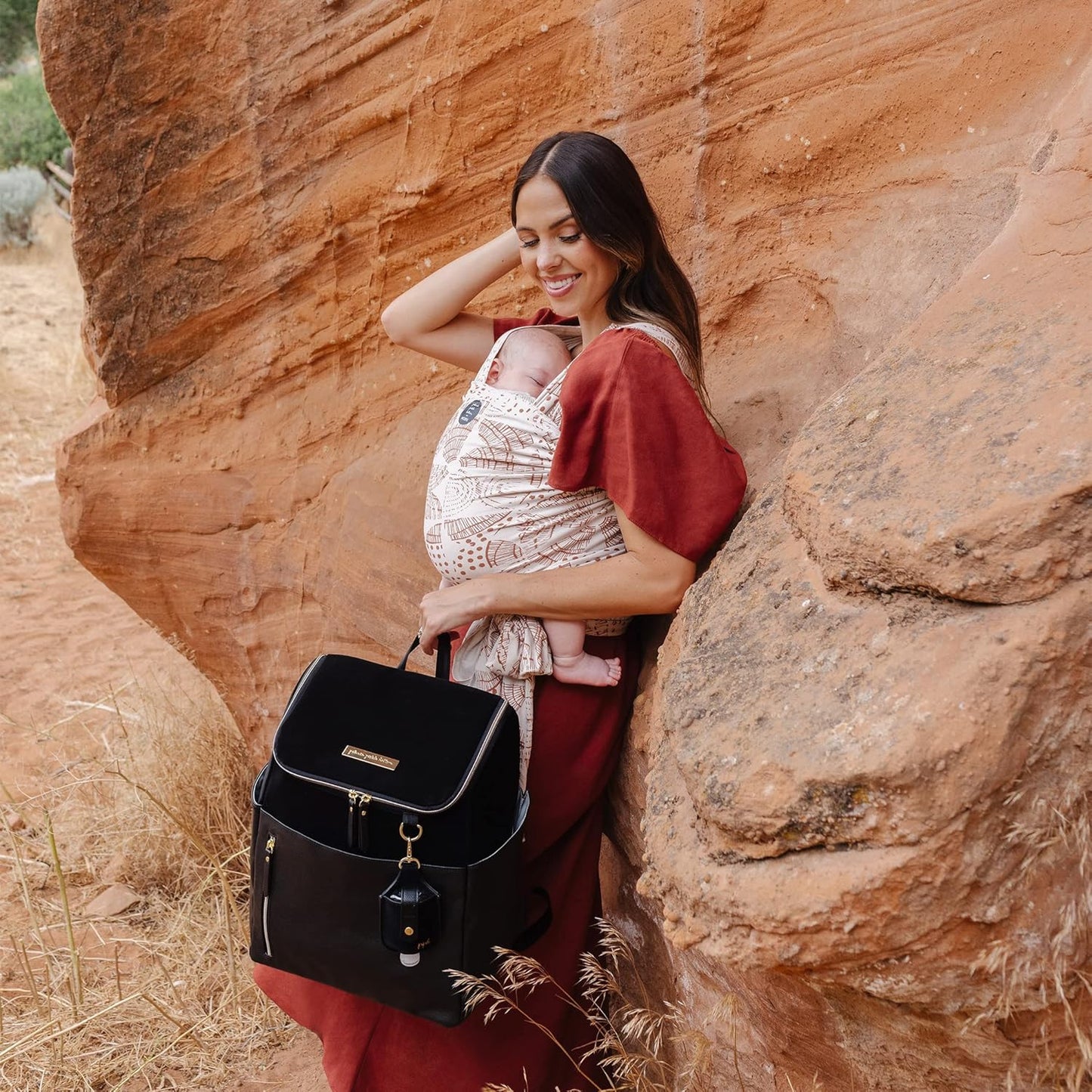 Tempo Backpack | Designed for Busy Families | Attaches to Stroller or Suitcase | Spacious Main Compartment | Twilight Black, Twilight Black, 1, Twilight Black Tempo Backpack