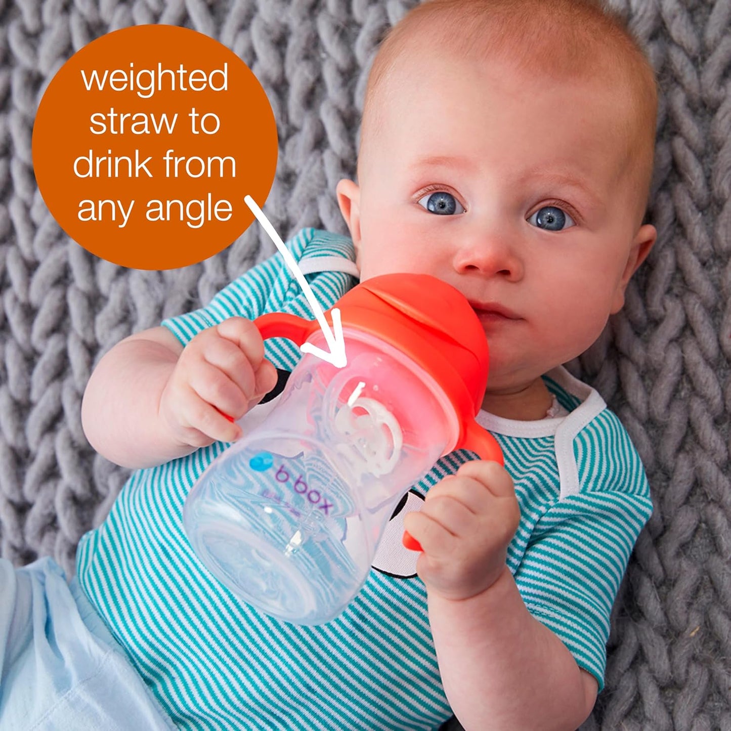 Sippy Cup with Innovative Weighted Straw