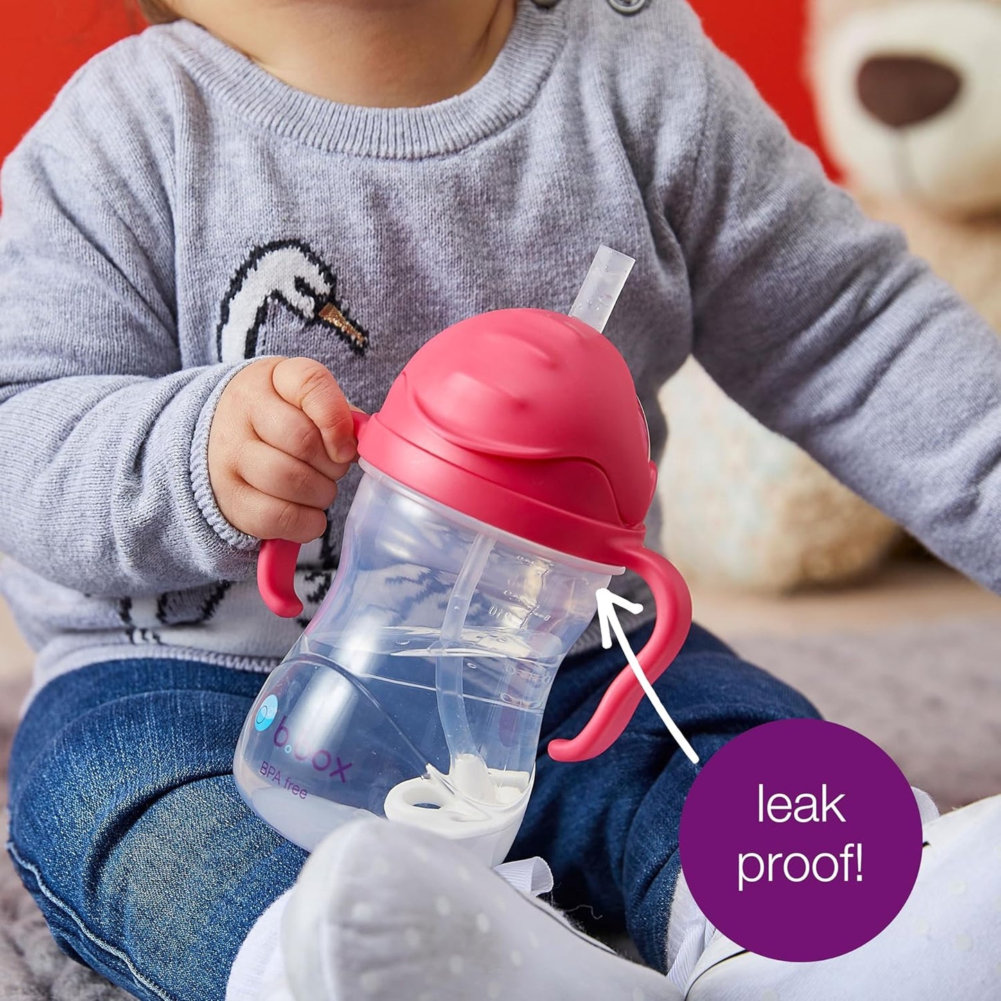 Sippy Cup with Innovative Weighted Straw