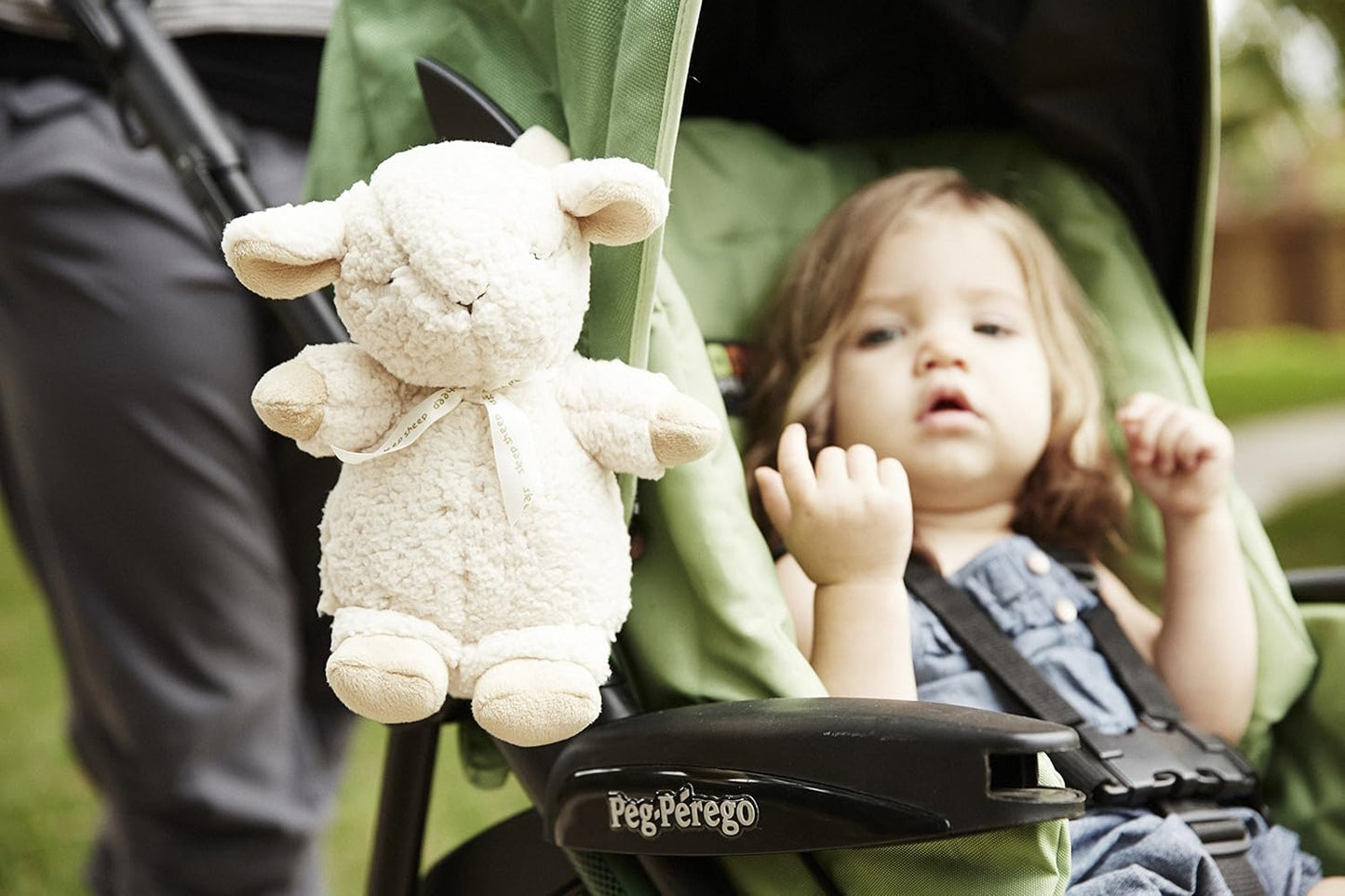 Sleep Sheep on the Go Portable Plush Sound Machine, Natural