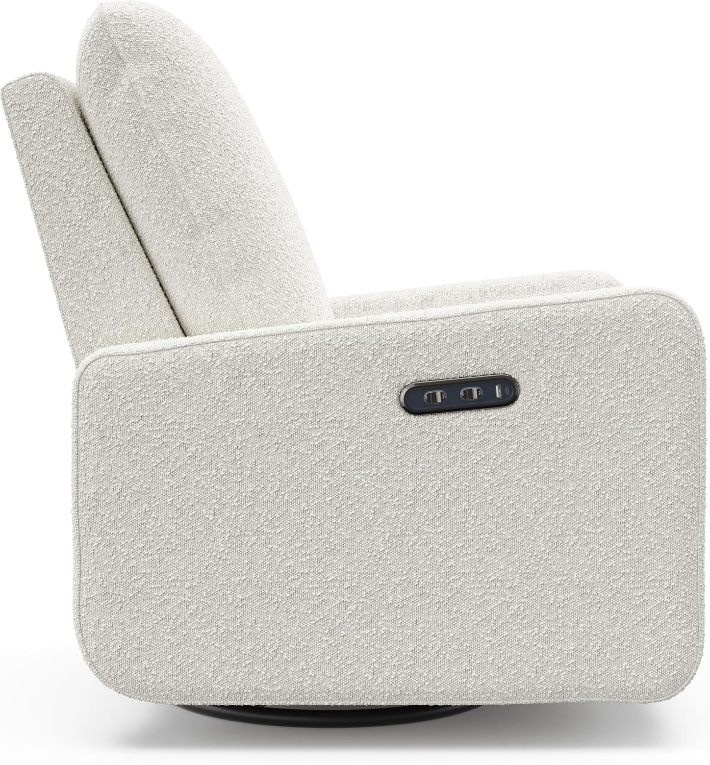 Teddi Power Recliner Swivel Glider (Ivory Boucle) – GREENGUARD Gold Certified, Certipur-Us Certified Foam, Electronic Power Recline, USB-A & USB-C Charger, Premium Cushioning & Comfort