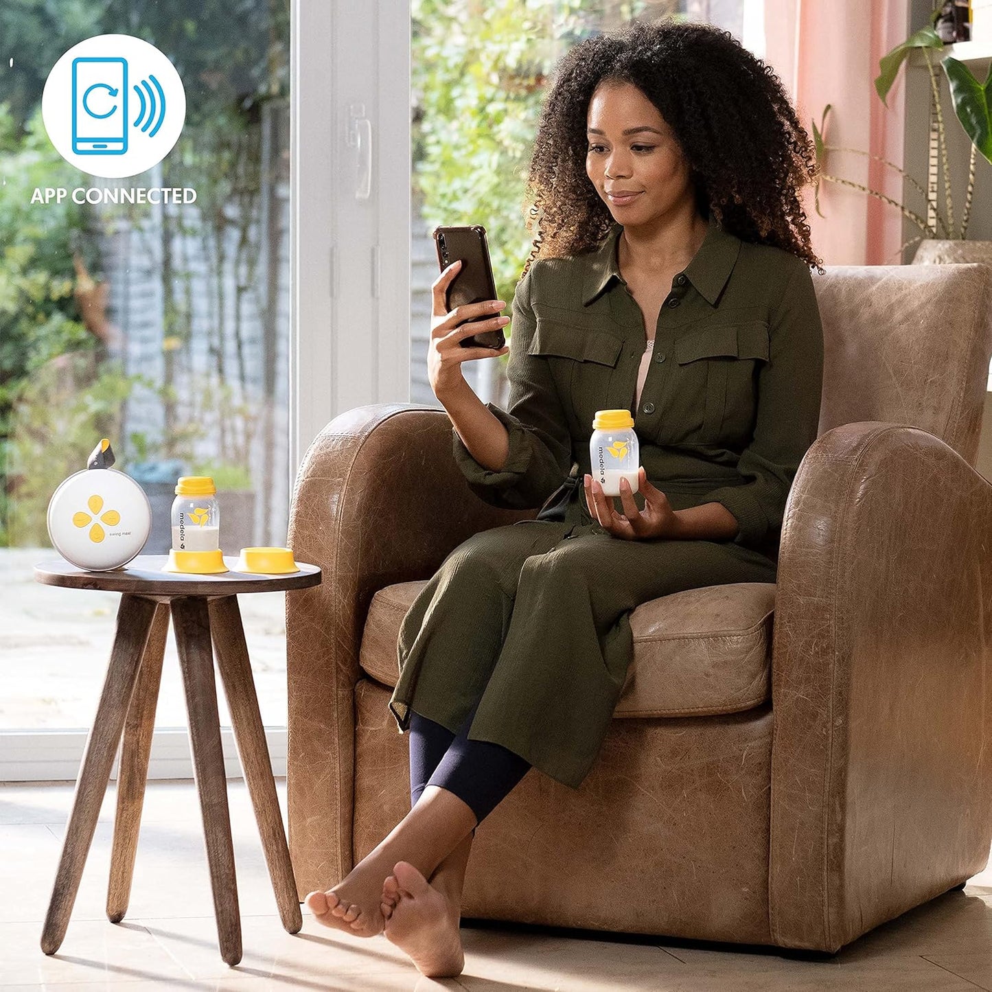 Breast Pump | Swing Maxi Double Electric | Portable Breast Pump | USB-C Rechargeable | Bluetooth | Closed System