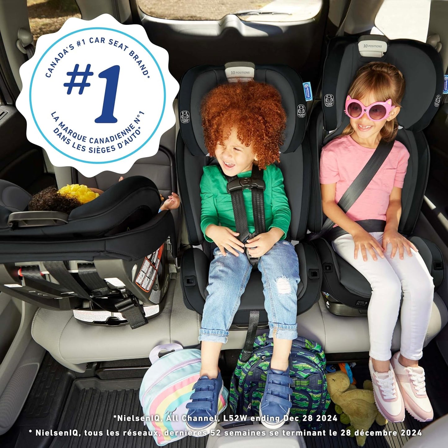 Tranzitions 3-In-1 Harness Booster Seat, Toddler to Big Kid Car Seat from 10-45 Kg (22-100Lb), Harness/Highback/Backless Booster, Proof