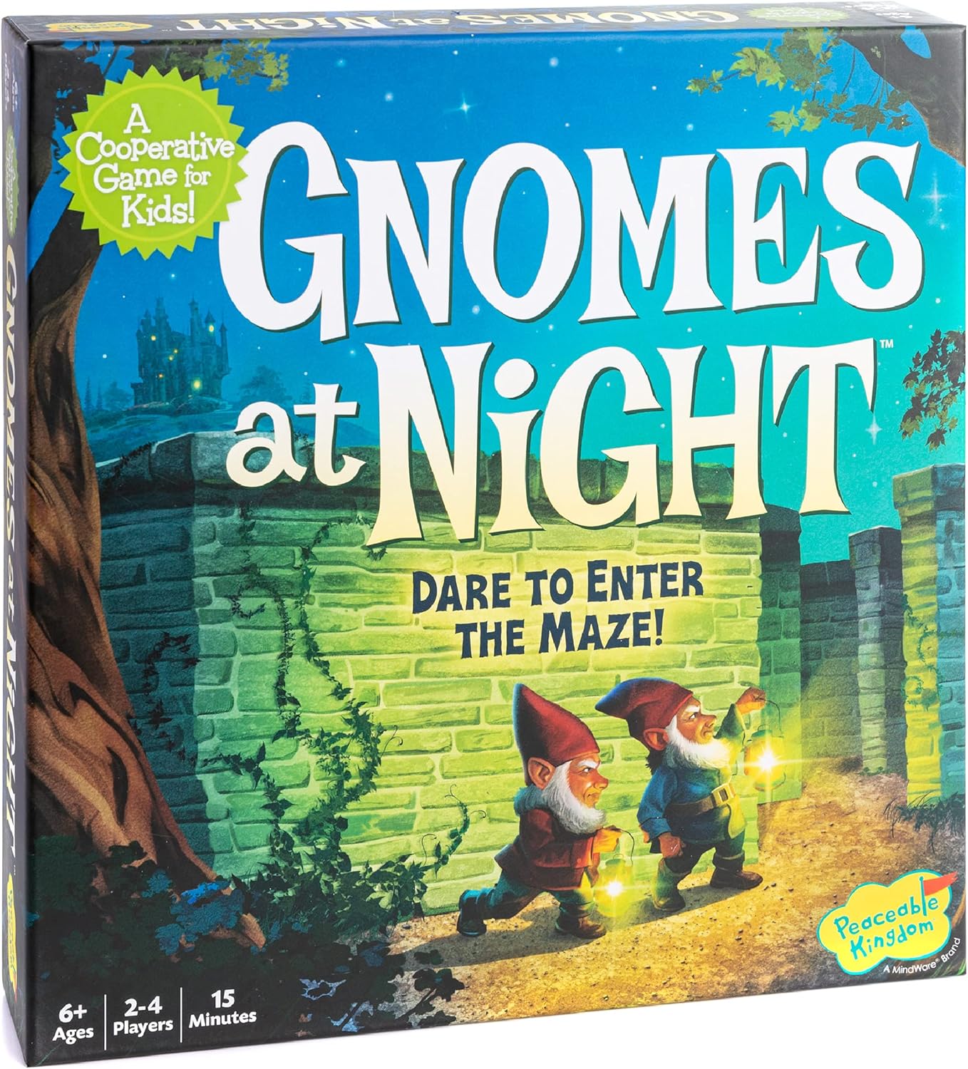 Gnomes at Night a Cooperative Maze Board Games for Kids Ages 6+ 2 to 4 Players