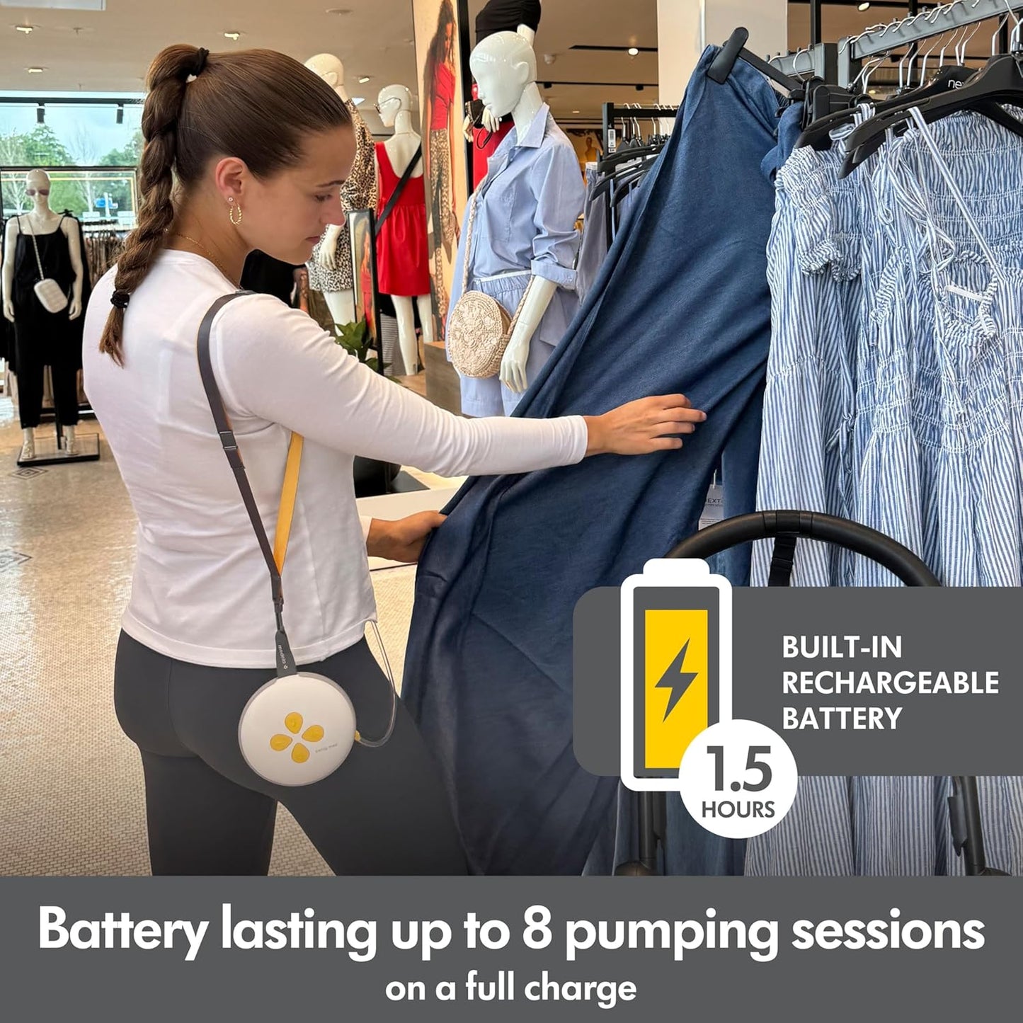 Swing Maxi Pump Your Way Deluxe Bundle with Wearable In-Bra Collection Cups and Personalfit Flex Breast Shields