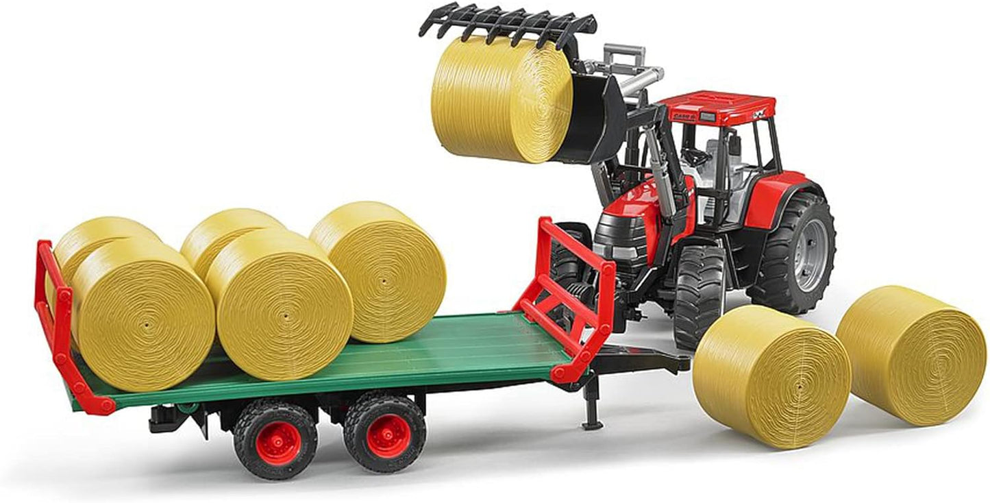 02220 Bale Transport Trailer with 8 round Bales